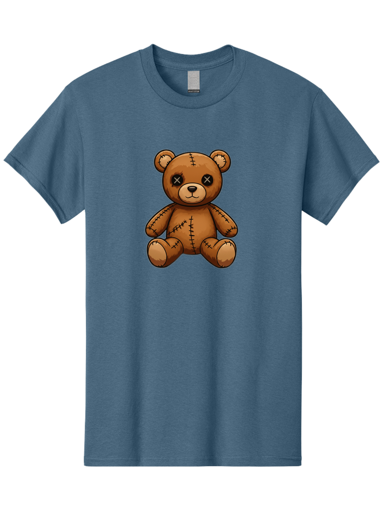 Voodoo-Teddy-Bear-3 Men'S Graphic Tee, 100% Cotton, Comfortable Casual Summer Wear, Machine Washable, Vintage Camera, Old Camera, Antique Camera, Black Camera, Classic Photography, Photography Equipment, Nostalgic Device, Film Camera, Bag081