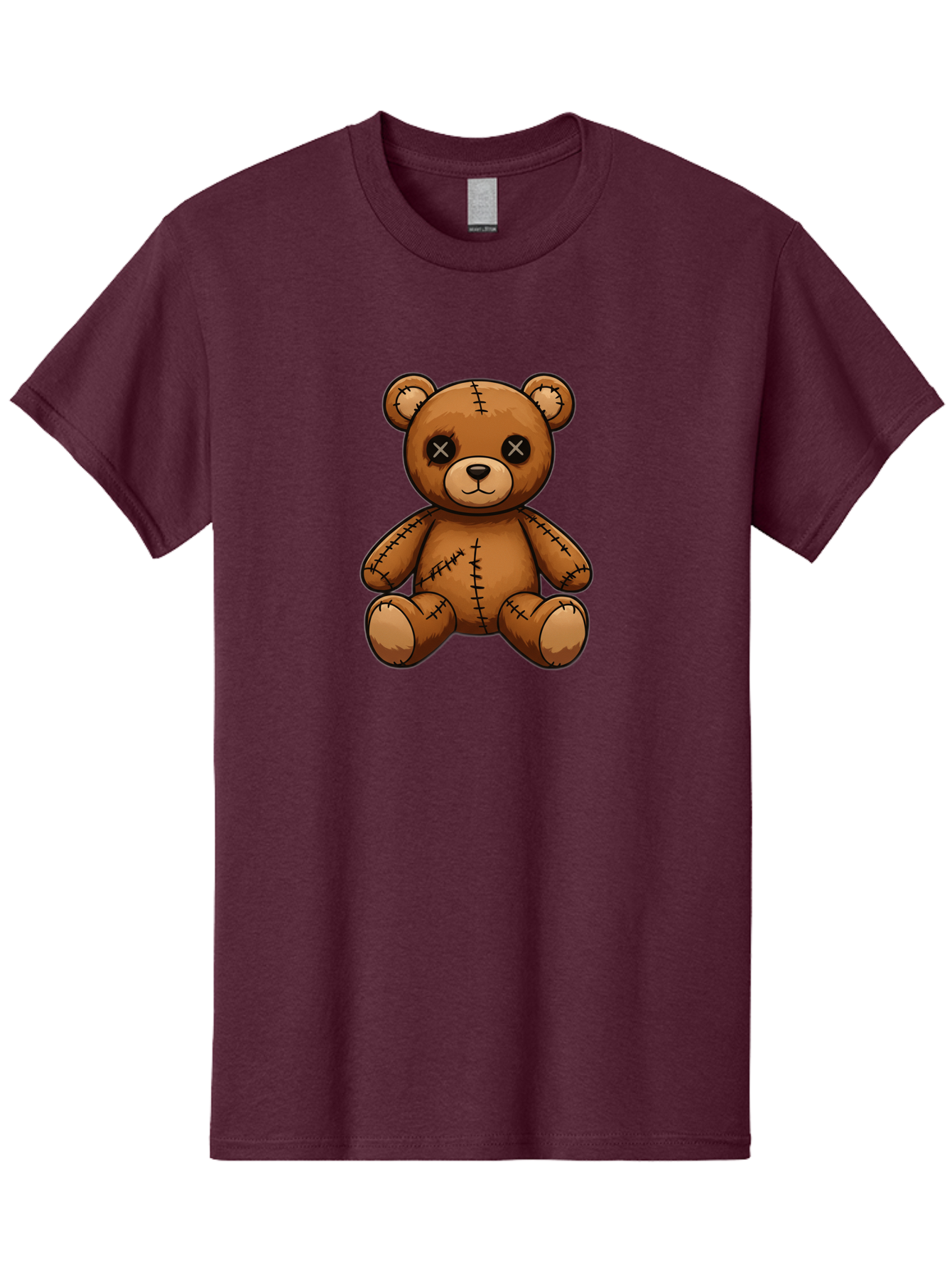 Voodoo-Teddy-Bear-3 Men'S Graphic Tee, 100% Cotton, Comfortable Casual Summer Wear, Machine Washable, Vintage Camera, Old Camera, Antique Camera, Black Camera, Classic Photography, Photography Equipment, Nostalgic Device, Film Camera, Bag081