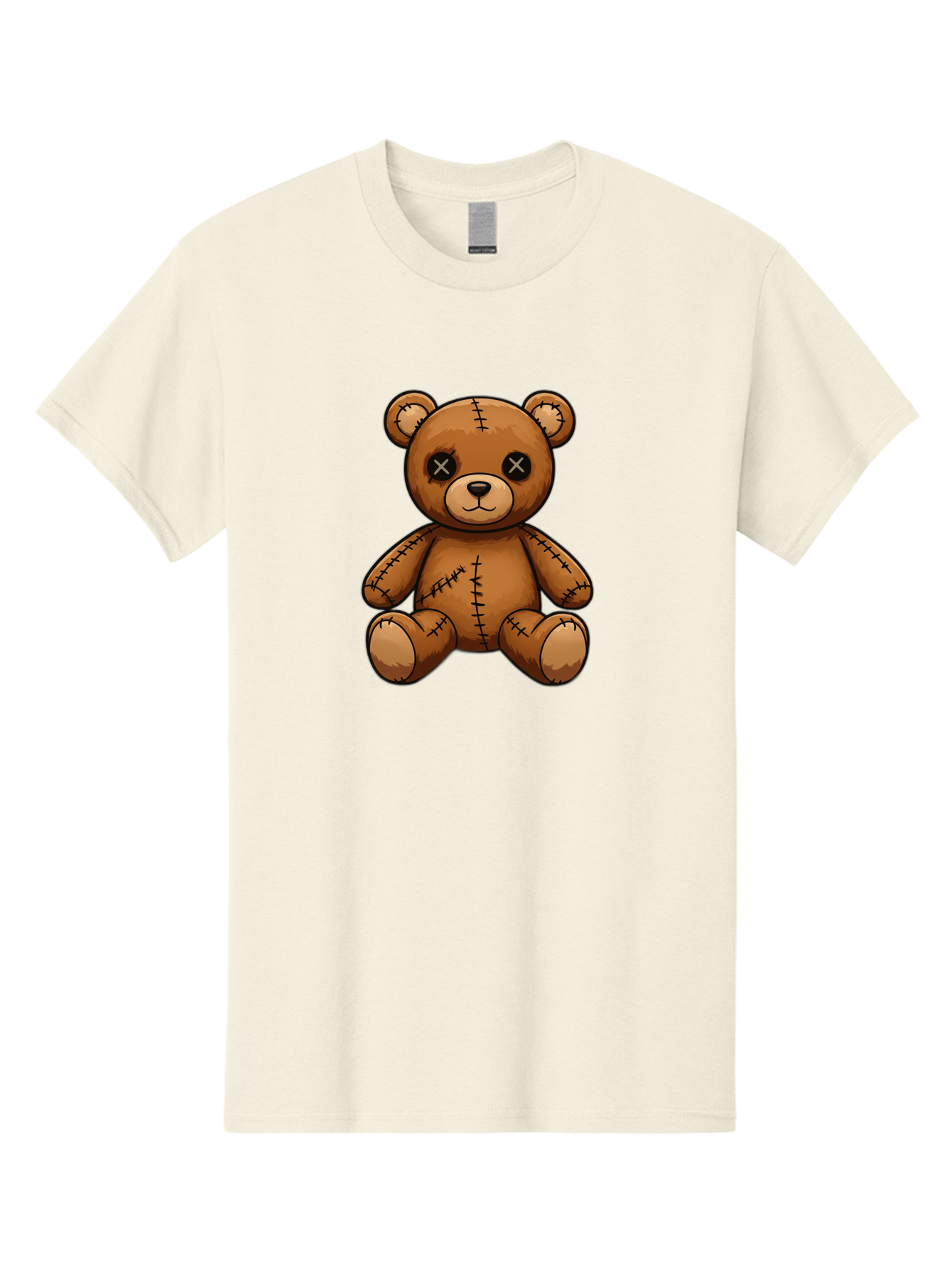 Voodoo-Teddy-Bear-3 Men'S Graphic Tee, 100% Cotton, Comfortable Casual Summer Wear, Machine Washable, Vintage Camera, Old Camera, Antique Camera, Black Camera, Classic Photography, Photography Equipment, Nostalgic Device, Film Camera, Bag081