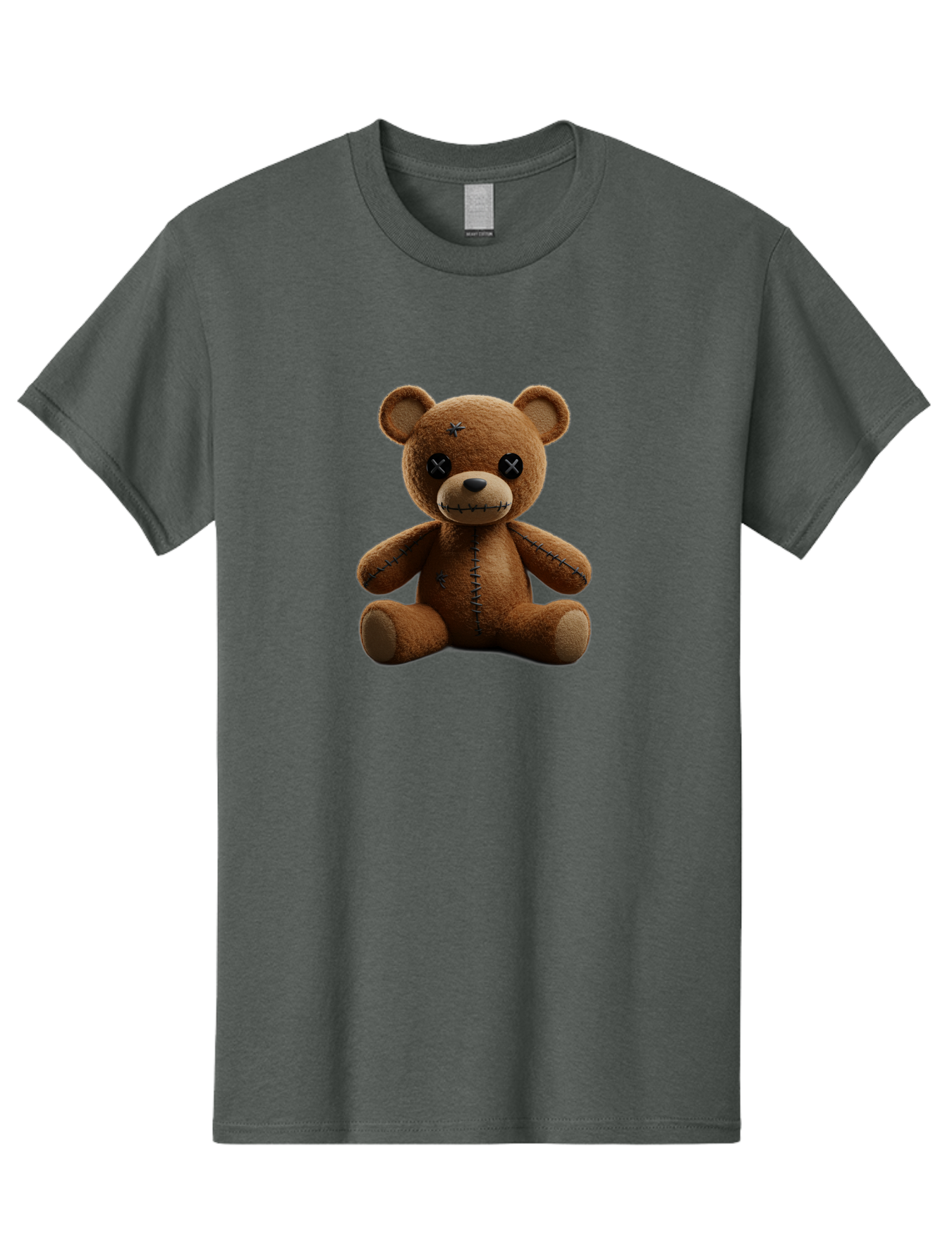 Voodoo-Teddy-Bear-4 Men'S Graphic Tee, 100% Cotton, Comfortable Casual Summer Wear, Machine Washable, Vintage Camera, Old Camera, Antique Camera, Black Camera, Classic Photography, Photography Equipment, Nostalgic Device, Film Camera, Bag082