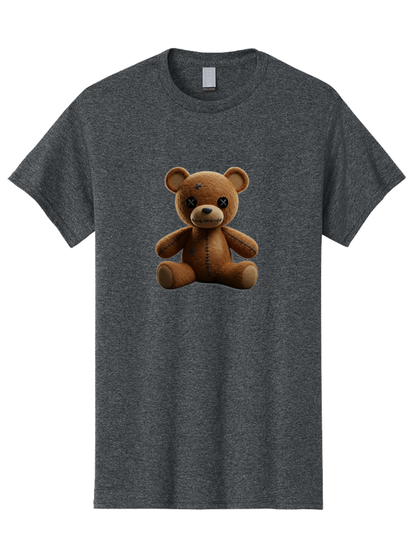 Voodoo-Teddy-Bear-4 Men'S Graphic Tee, 100% Cotton, Comfortable Casual Summer Wear, Machine Washable, Vintage Camera, Old Camera, Antique Camera, Black Camera, Classic Photography, Photography Equipment, Nostalgic Device, Film Camera, Bag082