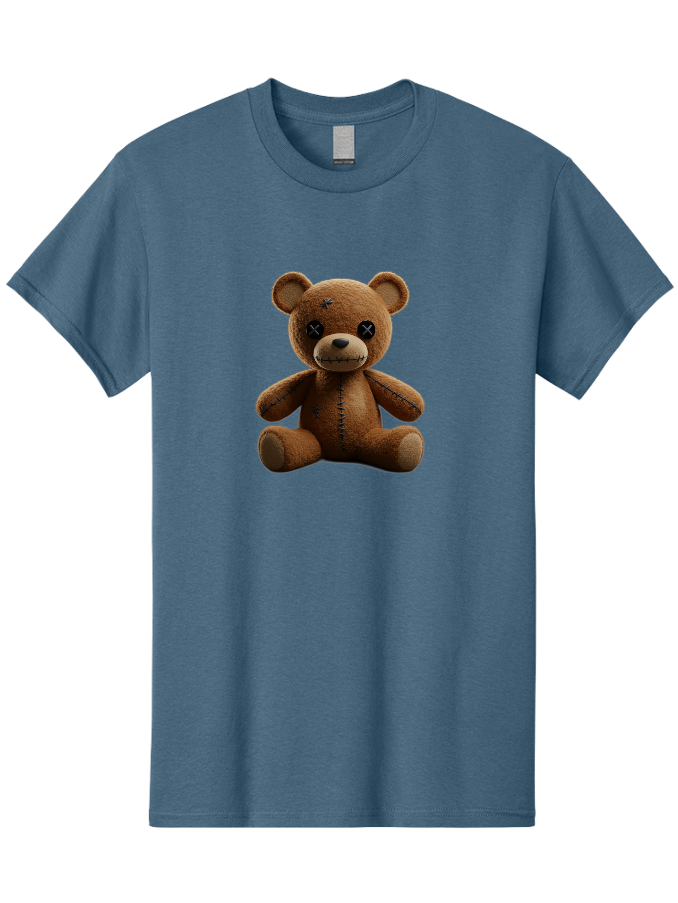 Voodoo-Teddy-Bear-4 Men'S Graphic Tee, 100% Cotton, Comfortable Casual Summer Wear, Machine Washable, Vintage Camera, Old Camera, Antique Camera, Black Camera, Classic Photography, Photography Equipment, Nostalgic Device, Film Camera, Bag082