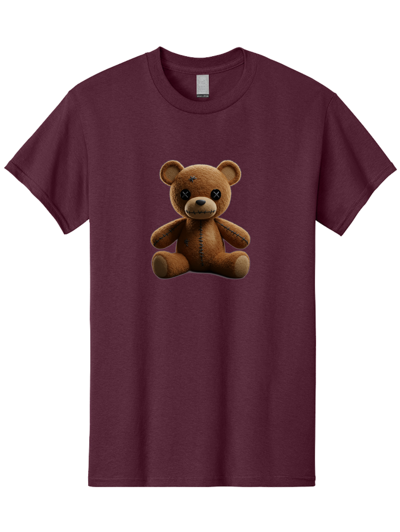 Voodoo-Teddy-Bear-4 Men'S Graphic Tee, 100% Cotton, Comfortable Casual Summer Wear, Machine Washable, Vintage Camera, Old Camera, Antique Camera, Black Camera, Classic Photography, Photography Equipment, Nostalgic Device, Film Camera, Bag082