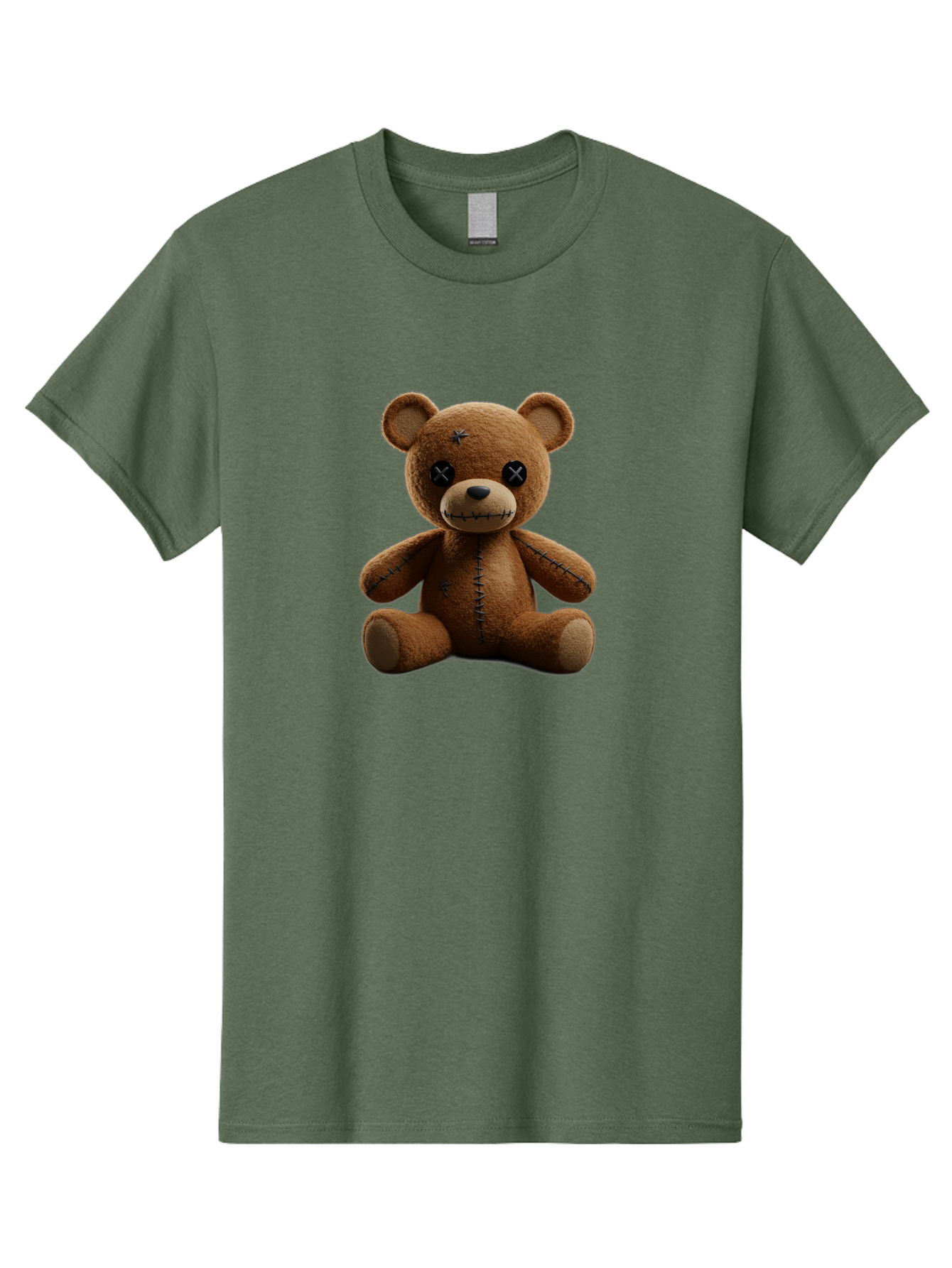Voodoo-Teddy-Bear-4 Men'S Graphic Tee, 100% Cotton, Comfortable Casual Summer Wear, Machine Washable, Vintage Camera, Old Camera, Antique Camera, Black Camera, Classic Photography, Photography Equipment, Nostalgic Device, Film Camera, Bag082