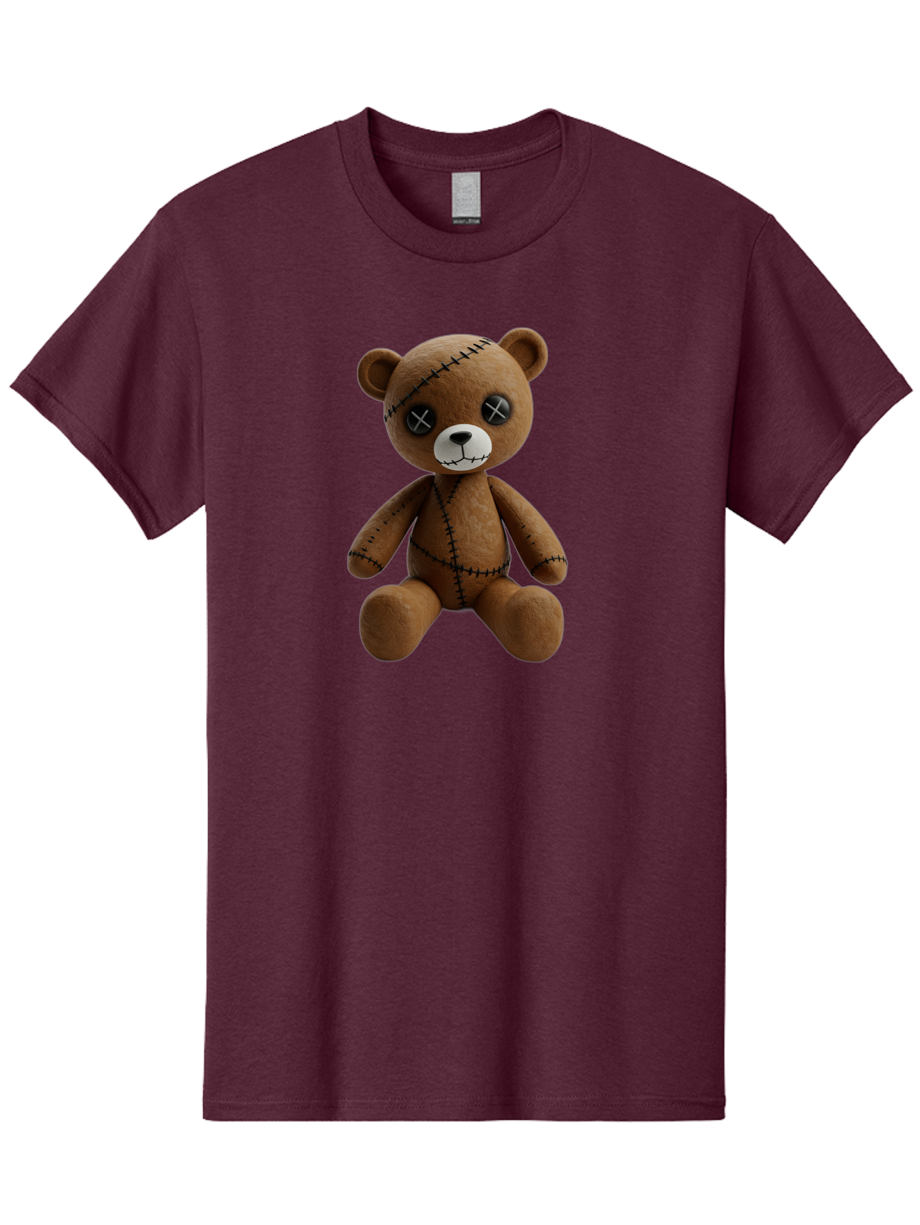 Voodoo-Teddy-Bear-5 Men'S Graphic Tee, 100% Cotton, Comfortable Casual Summer Wear, Machine Washable, Vintage Camera, Old Camera, Antique Camera, Black Camera, Classic Photography, Photography Equipment, Nostalgic Device, Film Camera, Bag083