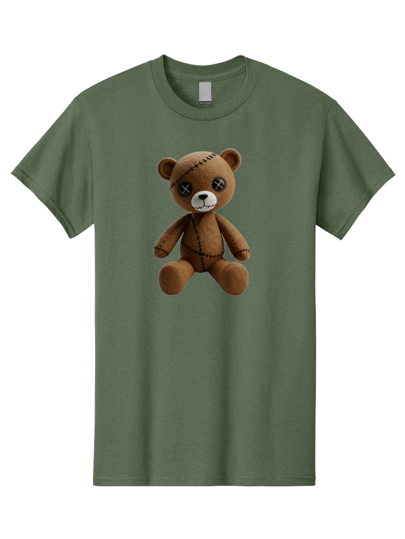 Voodoo-Teddy-Bear-5 Men'S Graphic Tee, 100% Cotton, Comfortable Casual Summer Wear, Machine Washable, Vintage Camera, Old Camera, Antique Camera, Black Camera, Classic Photography, Photography Equipment, Nostalgic Device, Film Camera, Bag083