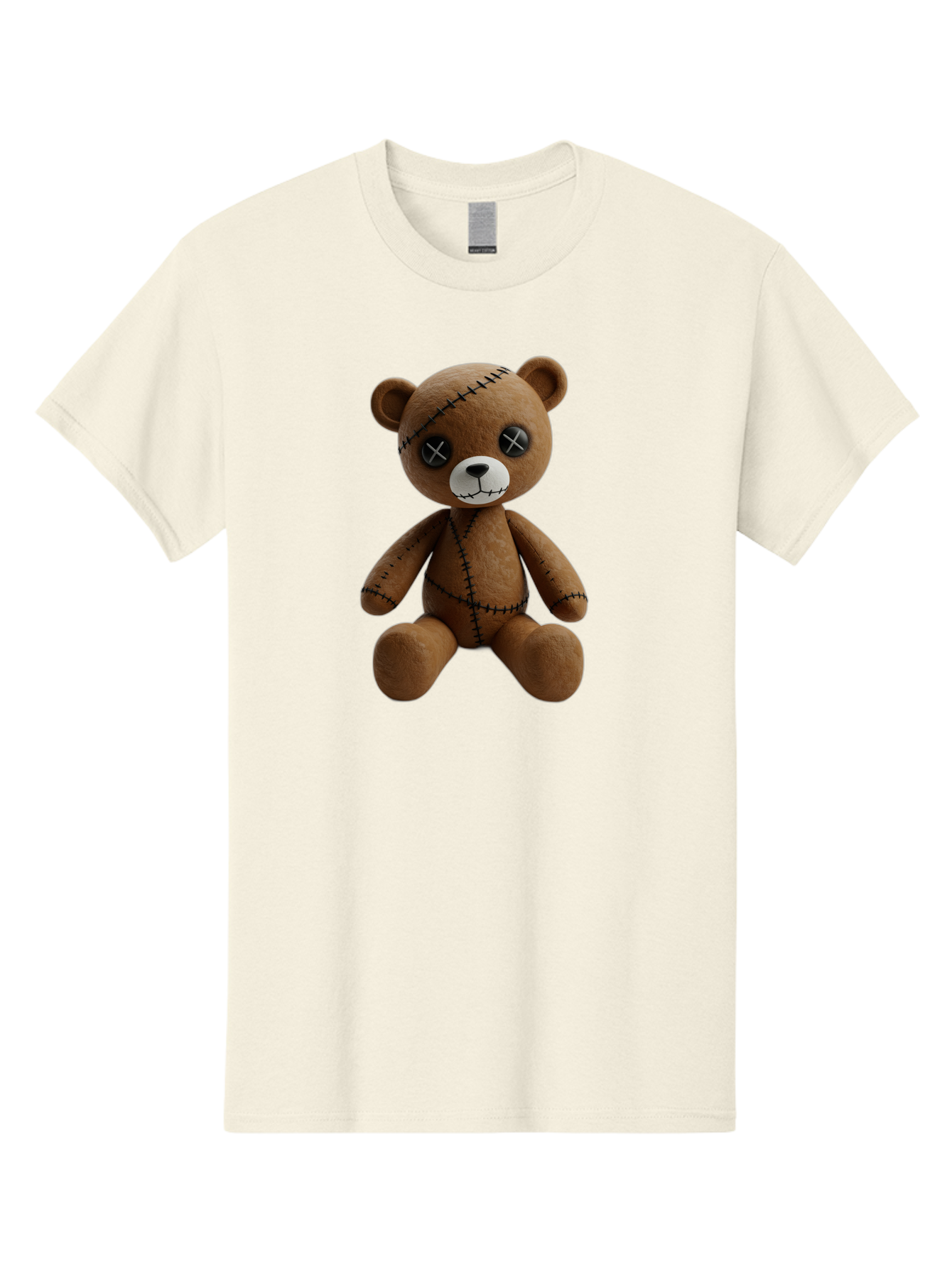 Voodoo-Teddy-Bear-5 Men'S Graphic Tee, 100% Cotton, Comfortable Casual Summer Wear, Machine Washable, Vintage Camera, Old Camera, Antique Camera, Black Camera, Classic Photography, Photography Equipment, Nostalgic Device, Film Camera, Bag083