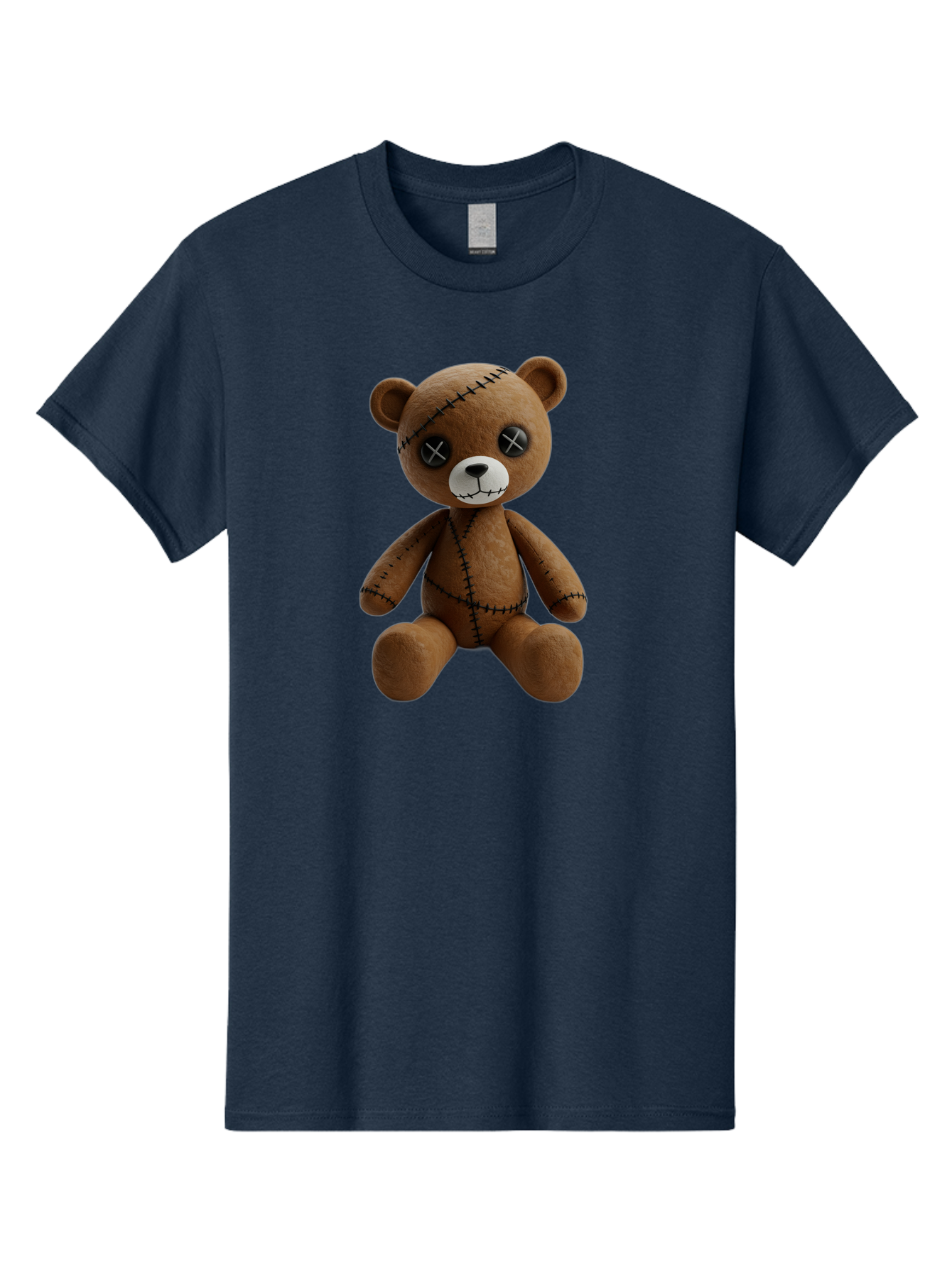 Voodoo-Teddy-Bear-5 Men'S Graphic Tee, 100% Cotton, Comfortable Casual Summer Wear, Machine Washable, Vintage Camera, Old Camera, Antique Camera, Black Camera, Classic Photography, Photography Equipment, Nostalgic Device, Film Camera, Bag083