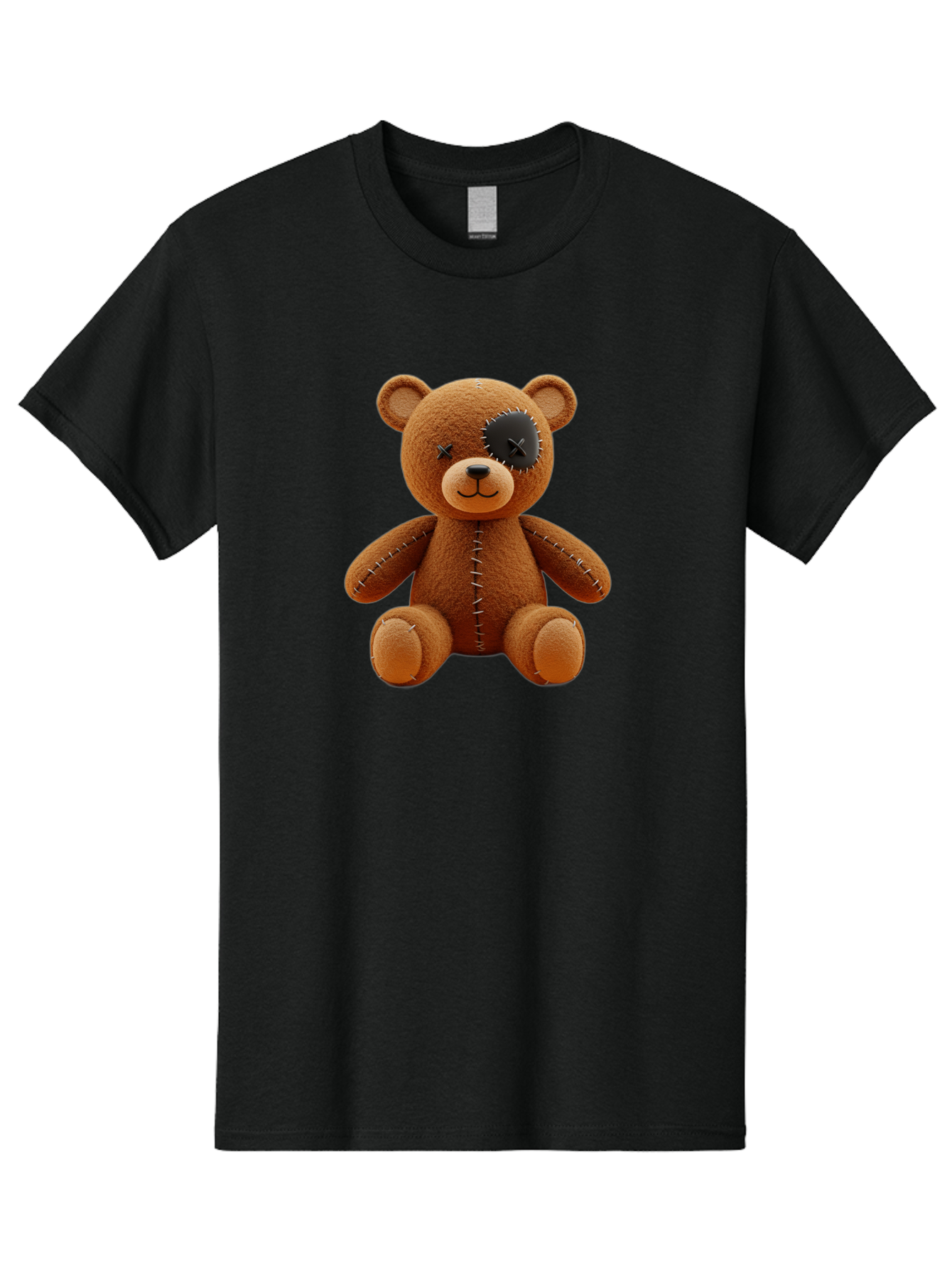 Voodoo-Teddy-Bear-7 Men'S Graphic Tee, 100% Cotton, Comfortable Casual Summer Wear, Machine Washable, Vintage Camera, Old Camera, Antique Camera, Black Camera, Classic Photography, Photography Equipment, Nostalgic Device, Film Camera, Bag085