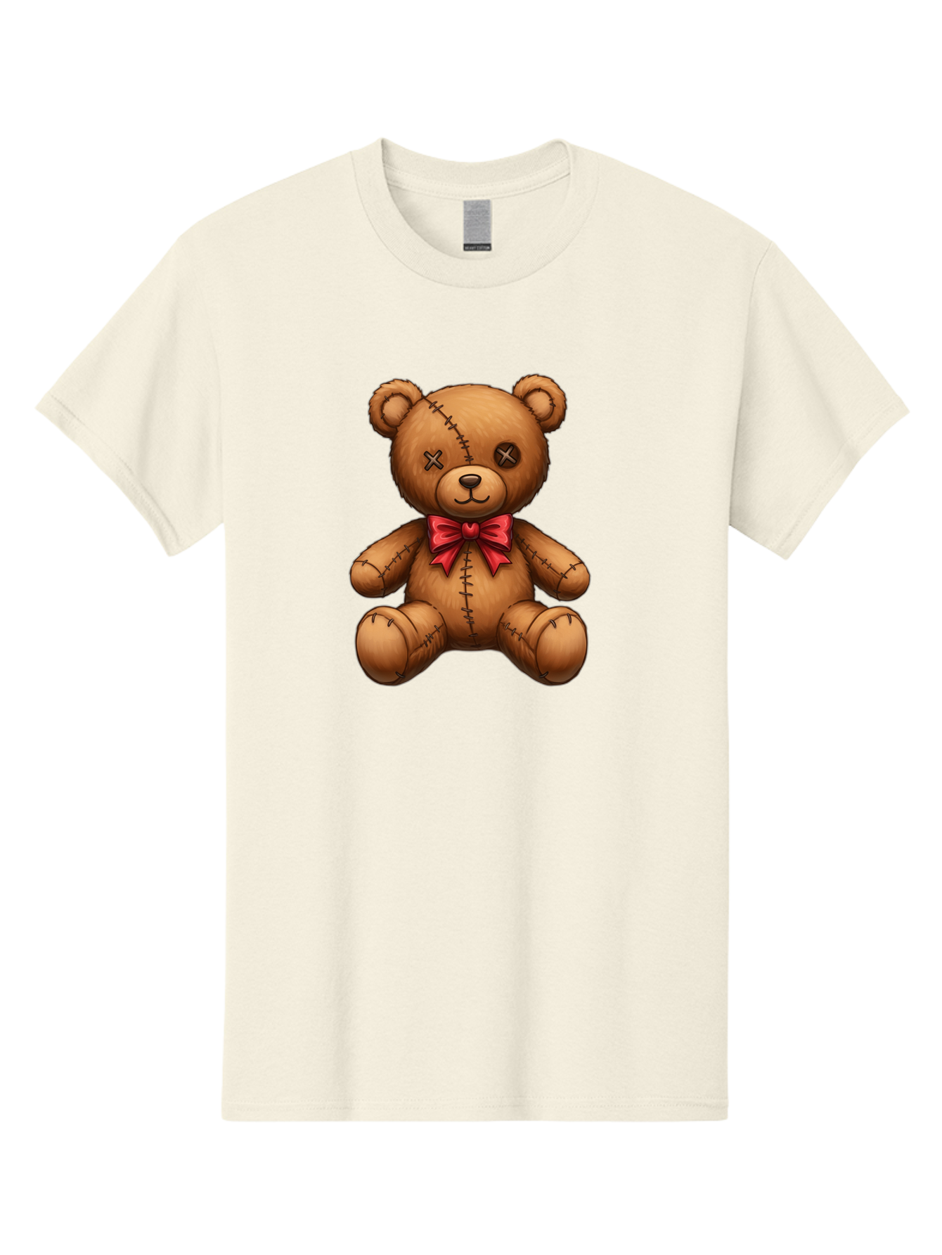 Voodoo-Teddy-Bear-8 Men'S Graphic Tee, 100% Cotton, Comfortable Casual Summer Wear, Machine Washable, Vintage Camera, Old Camera, Antique Camera, Black Camera, Classic Photography, Photography Equipment, Nostalgic Device, Film Camera, Bag086