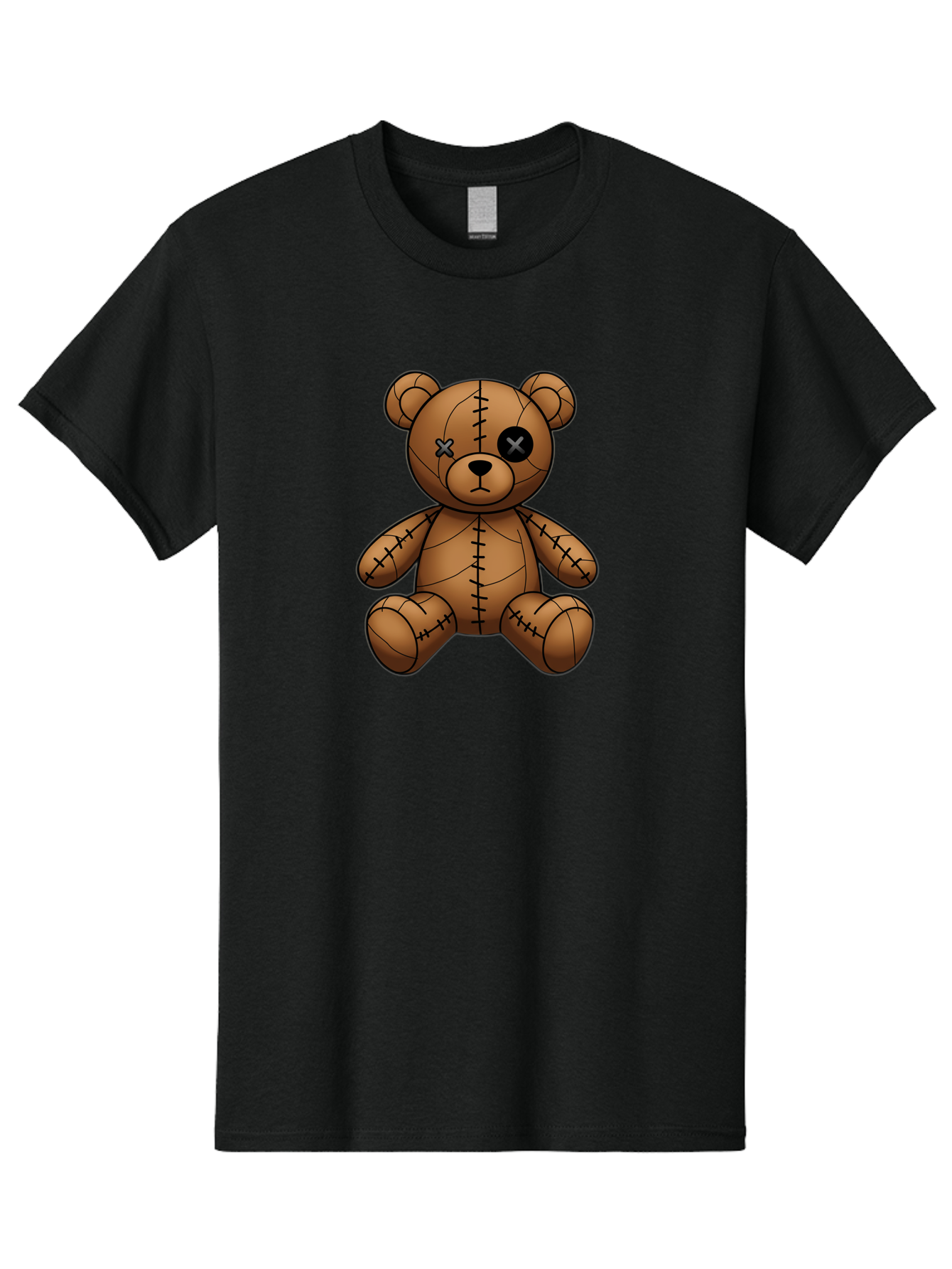 Voodoo-Teddy-Bear-9 Men'S Graphic Tee, 100% Cotton, Comfortable Casual Summer Wear, Machine Washable, Vintage Camera, Old Camera, Antique Camera, Black Camera, Classic Photography, Photography Equipment, Nostalgic Device, Film Camera, Bag087