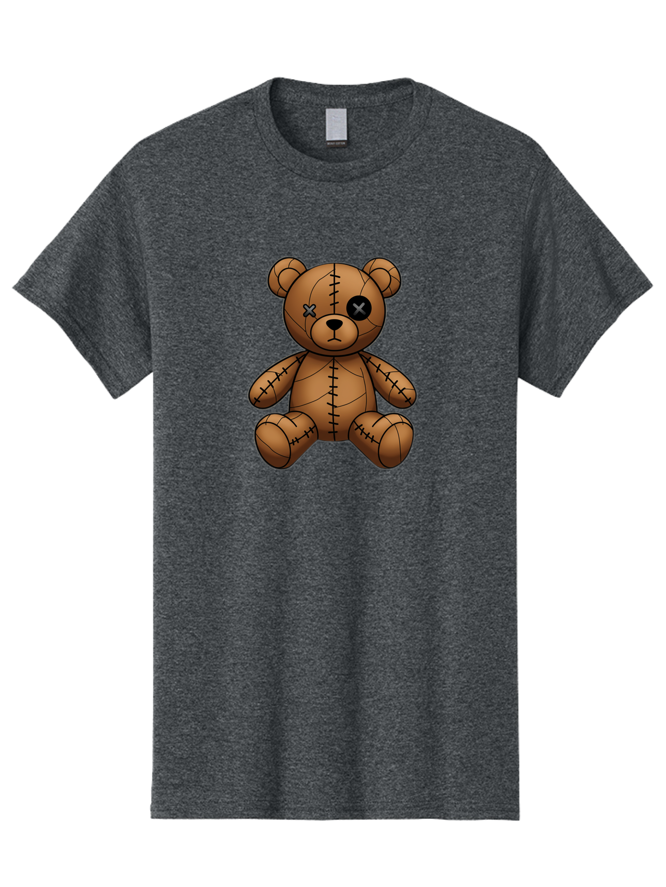 Voodoo-Teddy-Bear-9 Men'S Graphic Tee, 100% Cotton, Comfortable Casual Summer Wear, Machine Washable, Vintage Camera, Old Camera, Antique Camera, Black Camera, Classic Photography, Photography Equipment, Nostalgic Device, Film Camera, Bag087