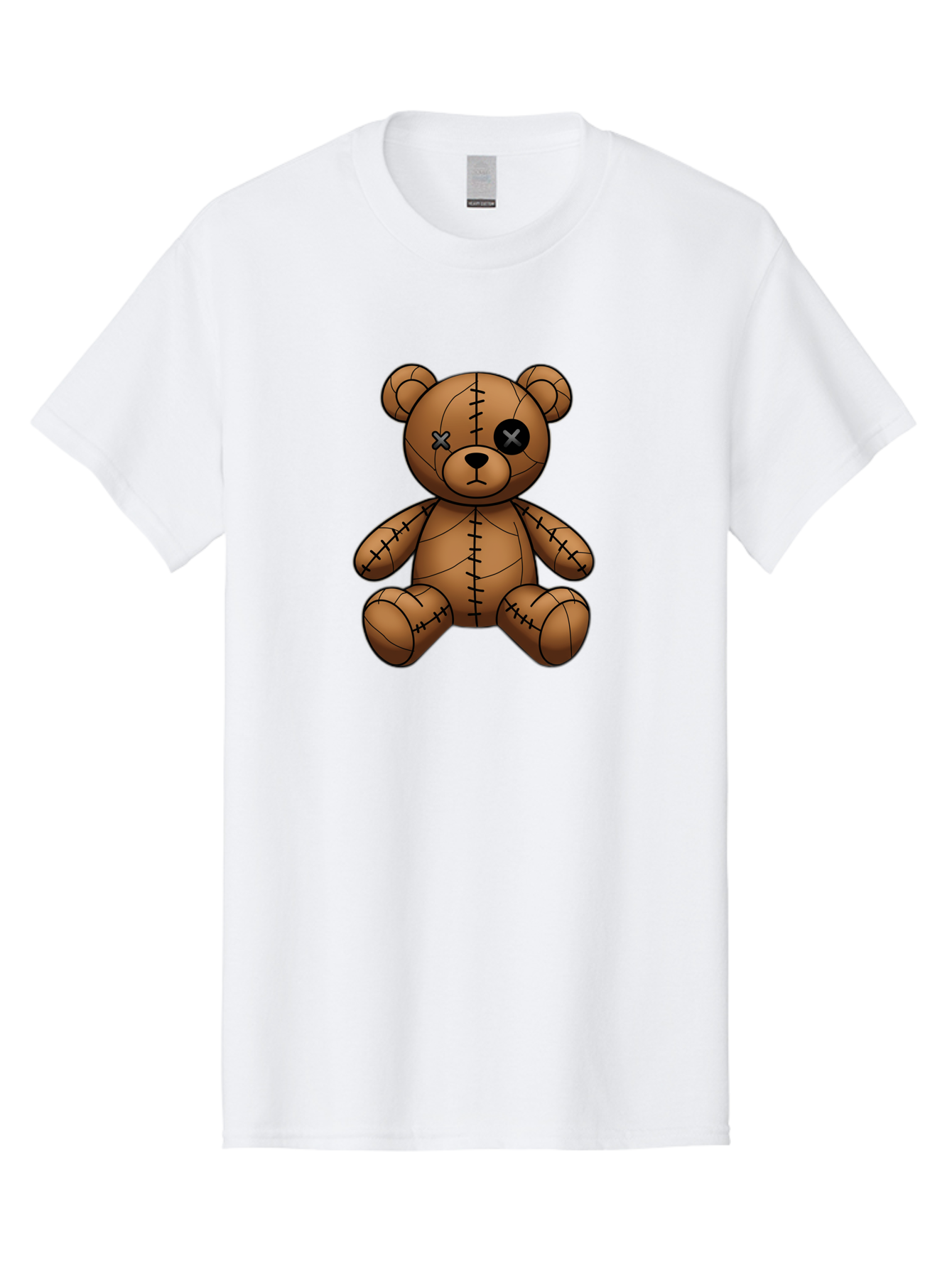 Voodoo-Teddy-Bear-9 Men'S Graphic Tee, 100% Cotton, Comfortable Casual Summer Wear, Machine Washable, Vintage Camera, Old Camera, Antique Camera, Black Camera, Classic Photography, Photography Equipment, Nostalgic Device, Film Camera, Bag087