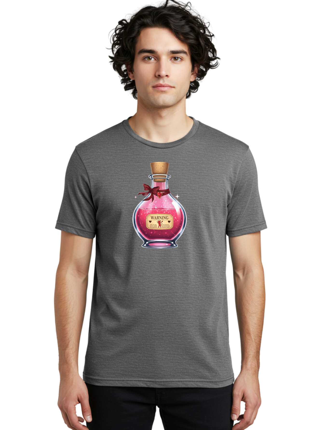 Warning-Love-Potion Men'S Graphic Tee, 100% Cotton, Comfortable Casual Summer Wear, Machine Washable, Vintage Camera, Old Camera, Antique Camera, Black Camera, Classic Photography, Photography Equipment, Nostalgic Device, Film Camera, Bag093