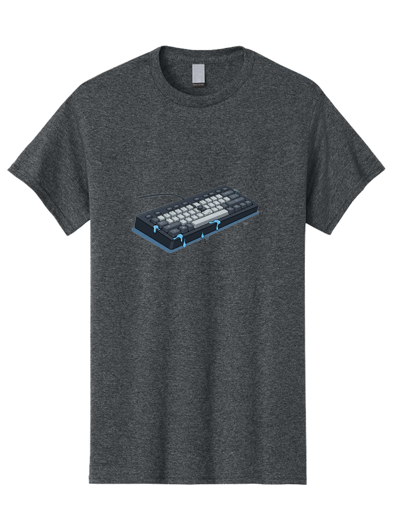 Water-Damaged-Keyboard Men'S Graphic Tee, 100% Cotton, Comfortable Casual Summer Wear, Machine Washable, Vintage Camera, Old Camera, Antique Camera, Black Camera, Classic Photography, Photography Equipment, Nostalgic Device, Film Camera, Bag095