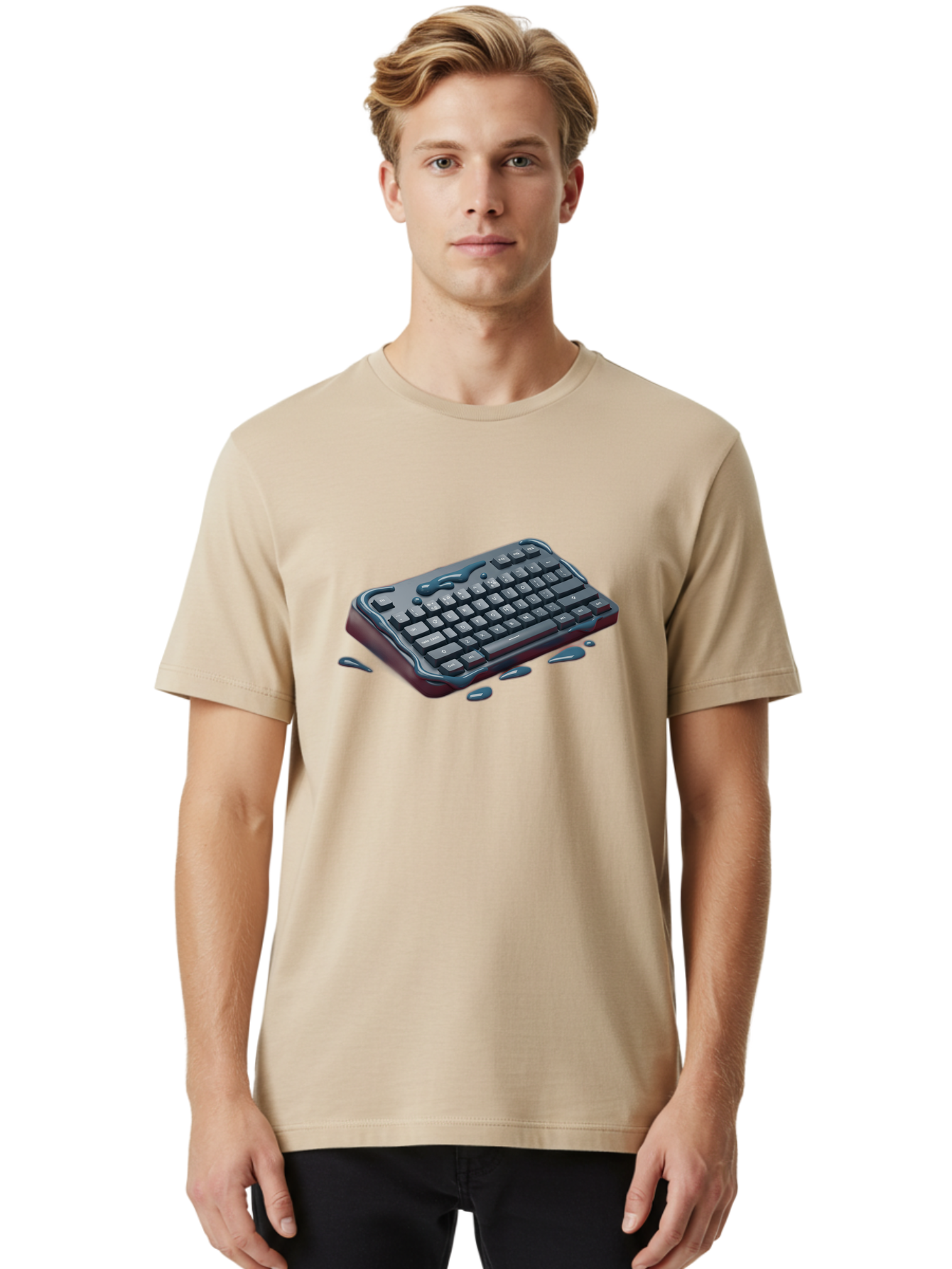Wet-Keyboard Men'S Graphic Tee, 100% Cotton, Comfortable Casual Summer Wear, Machine Washable, Vintage Camera, Old Camera, Antique Camera, Black Camera, Classic Photography, Photography Equipment, Nostalgic Device, Film Camera, Camera Art Bag097