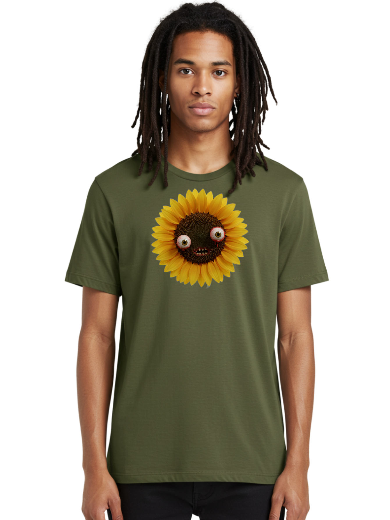 Zombie-Sunflower Men'S Graphic Tee, 100% Cotton, Comfortable Casual Summer Wear, Machine Washable, Vintage Camera, Old Camera, Antique Camera, Black Camera, Classic Photography, Photography Equipment, Nostalgic Device, Film Camera, Camera Art Bag099