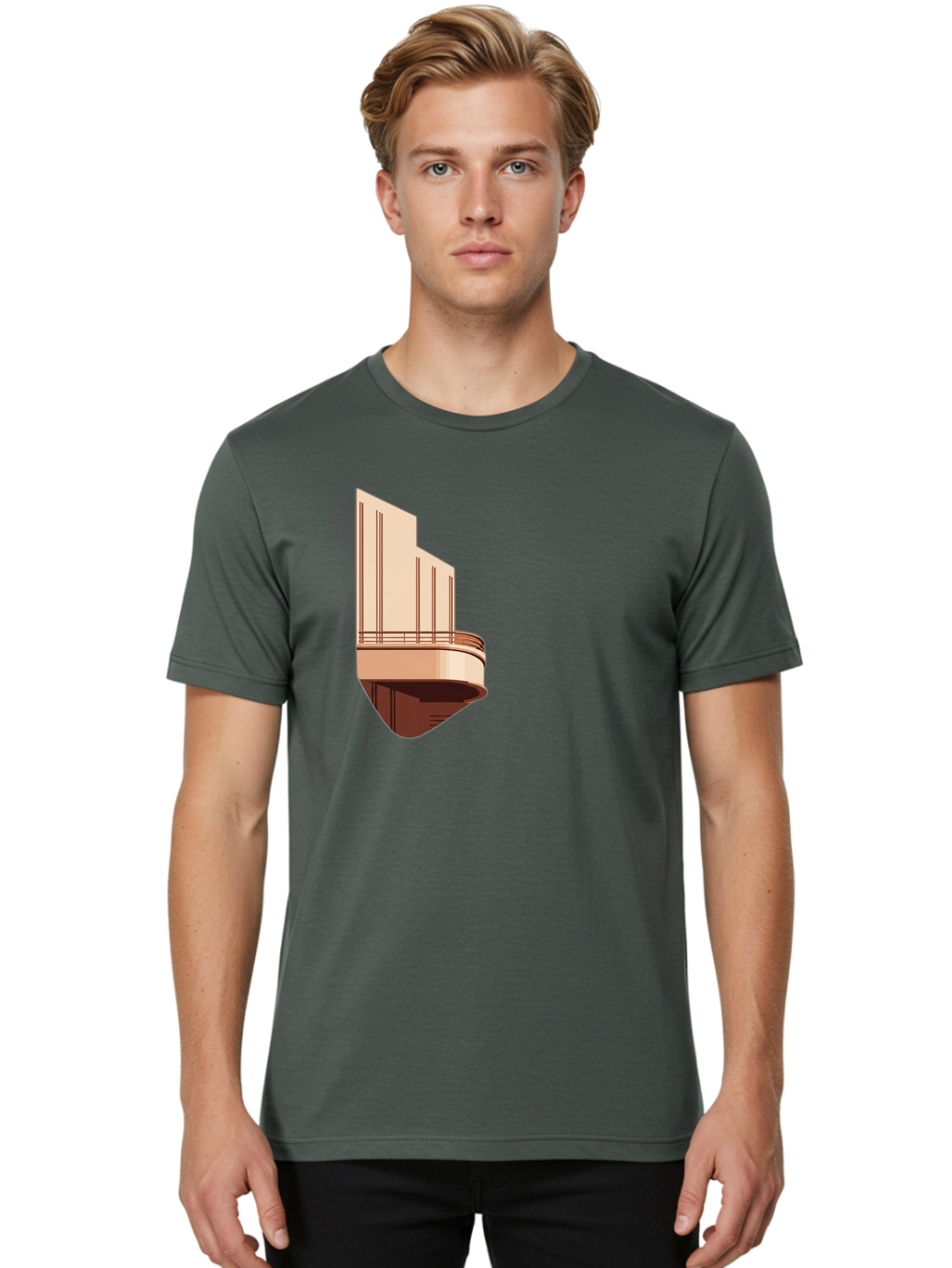 3D-Balcony-Graphic Men'S Graphic Tee, 100% Cotton, Comfortable Casual Summer Wear, Machine Washable, Vintage Camera, Old Camera, Antique Camera, Black Camera, Classic Photography, Photography Equipment, Nostalgic Device, Film Camera, Bag104