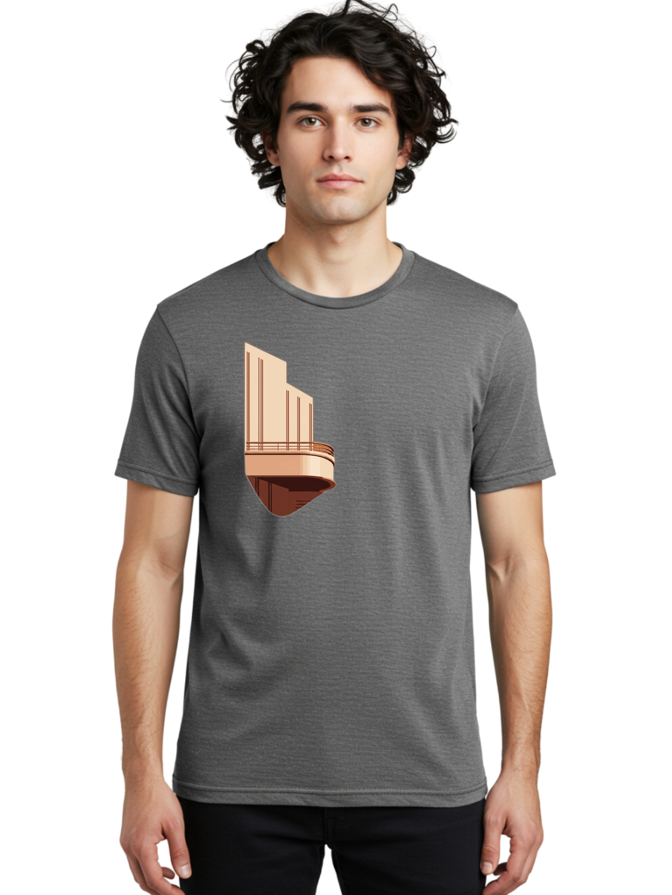 3D-Balcony-Graphic Men'S Graphic Tee, 100% Cotton, Comfortable Casual Summer Wear, Machine Washable, Vintage Camera, Old Camera, Antique Camera, Black Camera, Classic Photography, Photography Equipment, Nostalgic Device, Film Camera, Bag104