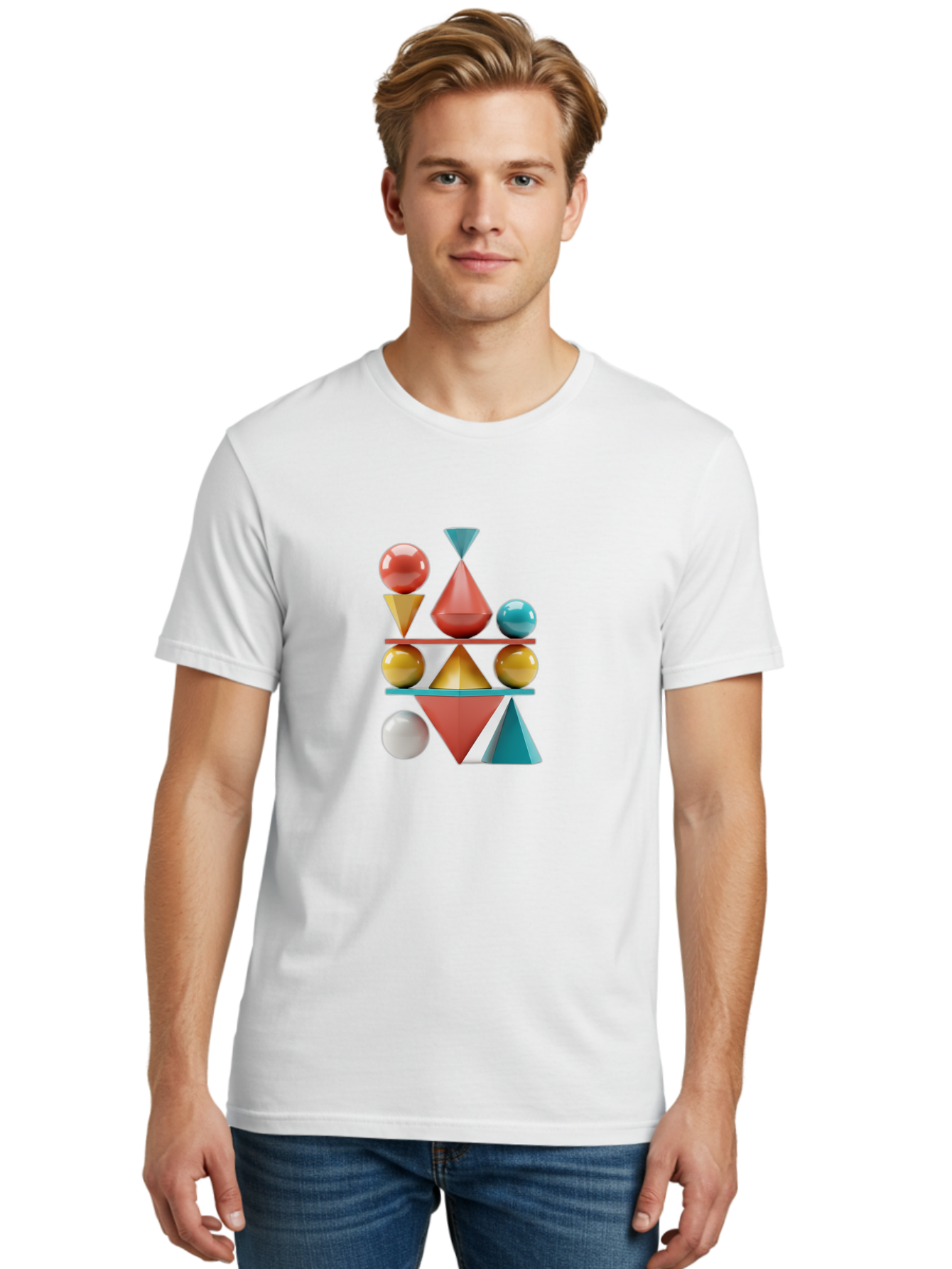3D-Geometric-Shapes Men'S Graphic Tee, 100% Cotton, Comfortable Casual Summer Wear, Machine Washable, Vintage Camera, Old Camera, Antique Camera, Black Camera, Classic Photography, Photography Equipment, Nostalgic Device, Film Camera, Bag106