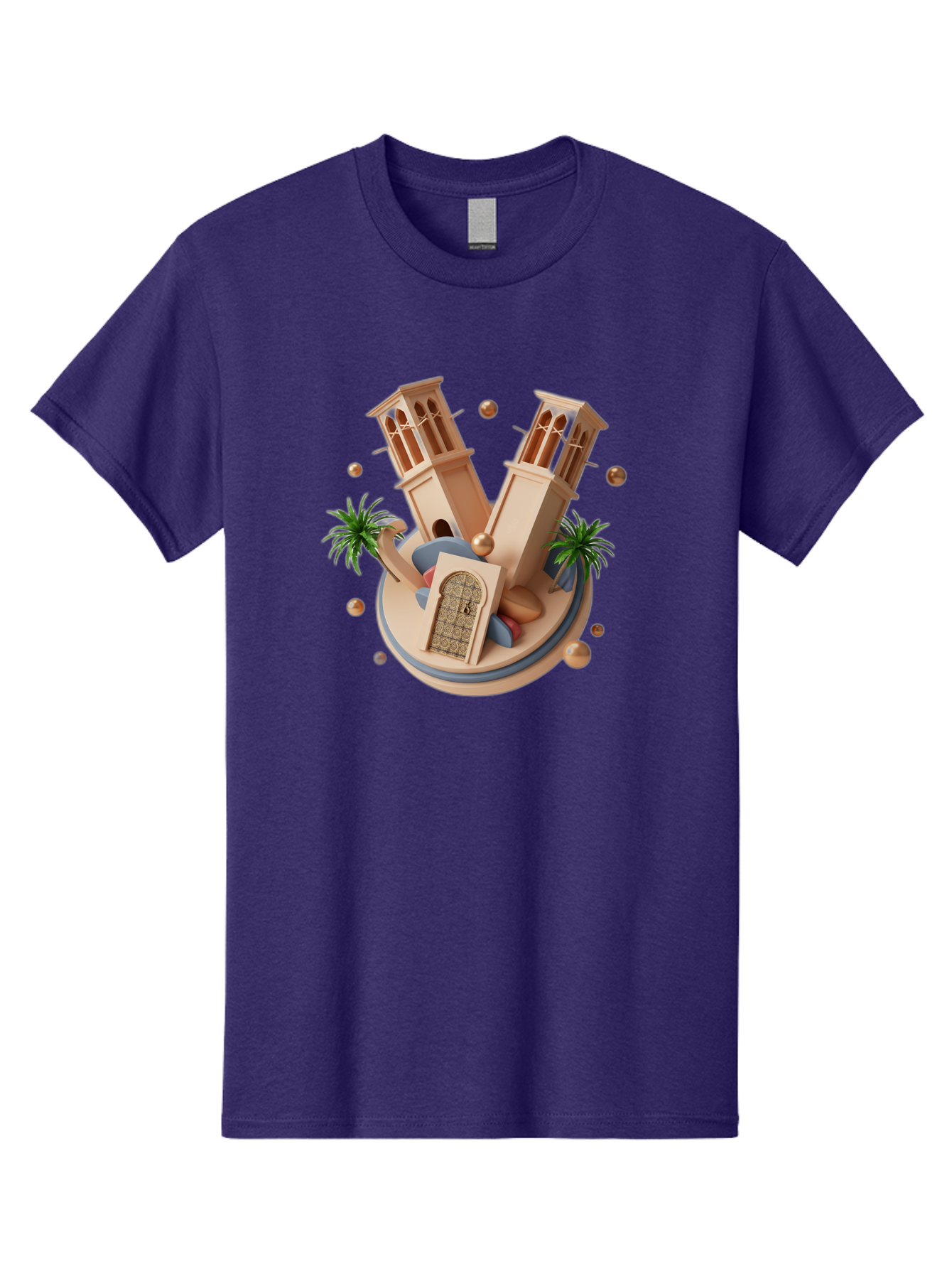 3D-Mosque-Towers Men'S Graphic Tee, 100% Cotton, Comfortable Casual Summer Wear, Machine Washable, Vintage Camera, Old Camera, Antique Camera, Black Camera, Classic Photography, Photography Equipment, Nostalgic Device, Film Camera, Camera Art Bag109
