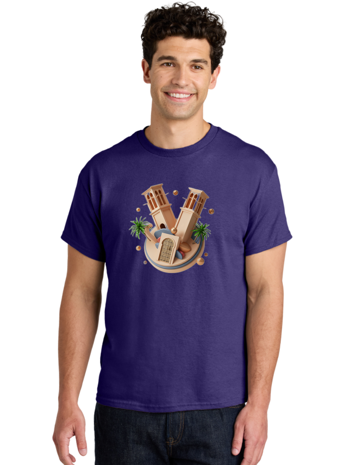 3D-Mosque-Towers Men'S Graphic Tee, 100% Cotton, Comfortable Casual Summer Wear, Machine Washable, Vintage Camera, Old Camera, Antique Camera, Black Camera, Classic Photography, Photography Equipment, Nostalgic Device, Film Camera, Camera Art Bag109