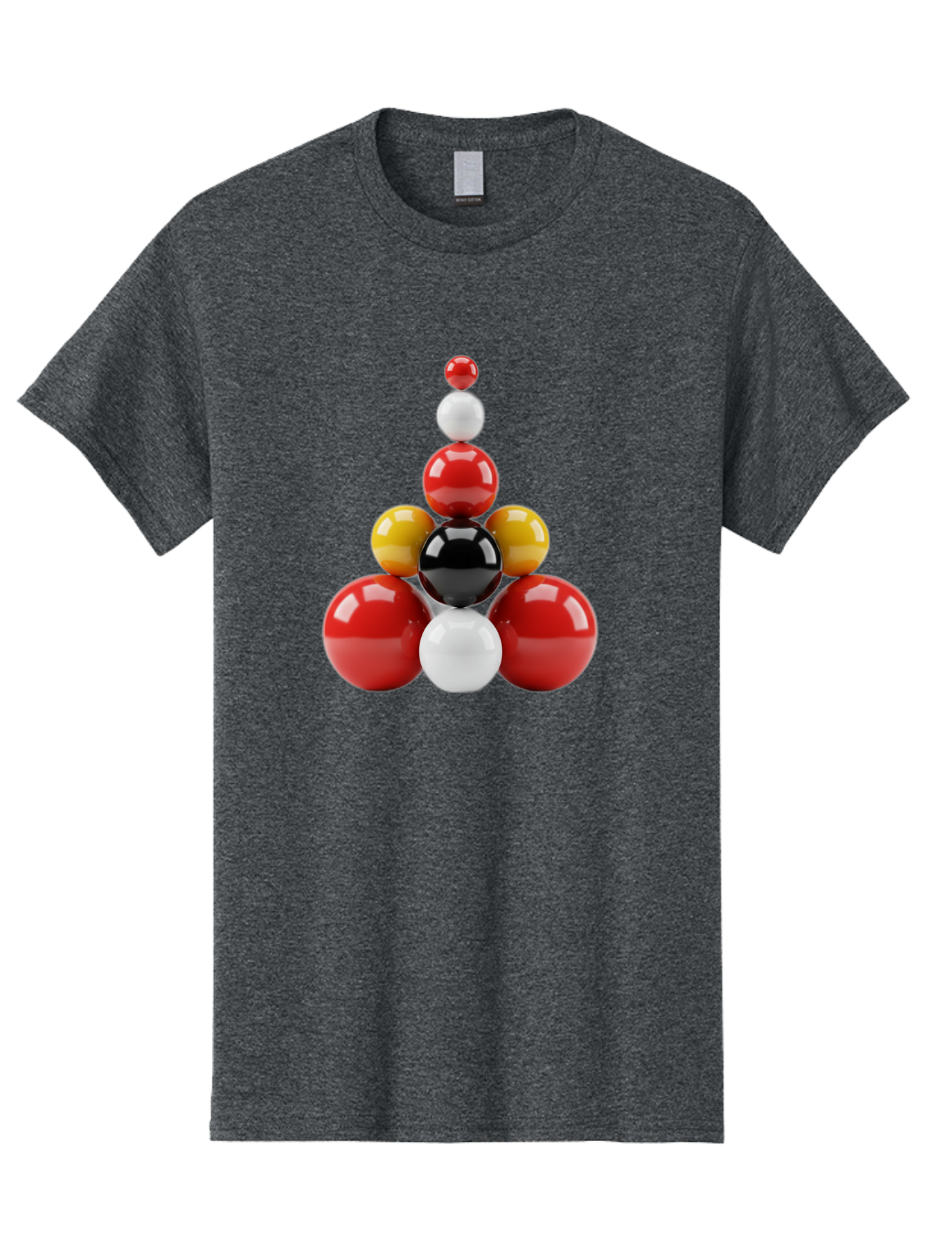 3D-Spheres-Pyramid Men'S Graphic Tee, 100% Cotton, Comfortable Casual Summer Wear, Machine Washable, Vintage Camera, Old Camera, Antique Camera, Black Camera, Classic Photography, Photography Equipment, Nostalgic Device, Film Camera, Bag113
