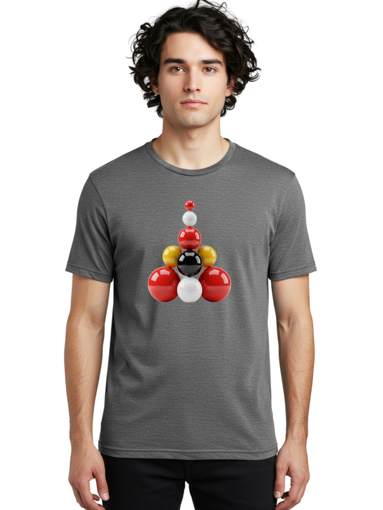 3D-Spheres-Pyramid Men'S Graphic Tee, 100% Cotton, Comfortable Casual Summer Wear, Machine Washable, Vintage Camera, Old Camera, Antique Camera, Black Camera, Classic Photography, Photography Equipment, Nostalgic Device, Film Camera, Bag113