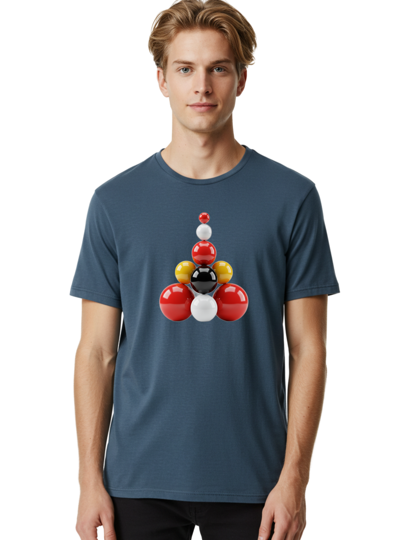 3D-Spheres-Pyramid Men'S Graphic Tee, 100% Cotton, Comfortable Casual Summer Wear, Machine Washable, Vintage Camera, Old Camera, Antique Camera, Black Camera, Classic Photography, Photography Equipment, Nostalgic Device, Film Camera, Bag113