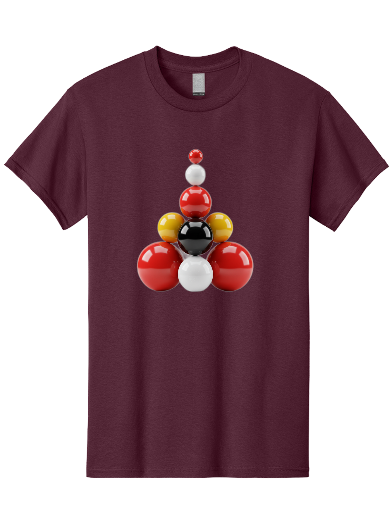 3D-Spheres-Pyramid Men'S Graphic Tee, 100% Cotton, Comfortable Casual Summer Wear, Machine Washable, Vintage Camera, Old Camera, Antique Camera, Black Camera, Classic Photography, Photography Equipment, Nostalgic Device, Film Camera, Bag113