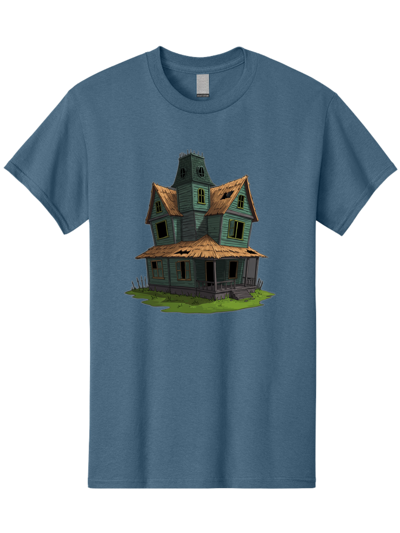 Abandoned-Victorian-House Men'S Graphic Tee, 100% Cotton, Comfortable Casual Summer Wear, Machine Washable, Vintage Camera, Old Camera, Antique Camera, Black Camera, Classic Photography, Photography Equipment, Nostalgic Device, Film Camera, Bag120