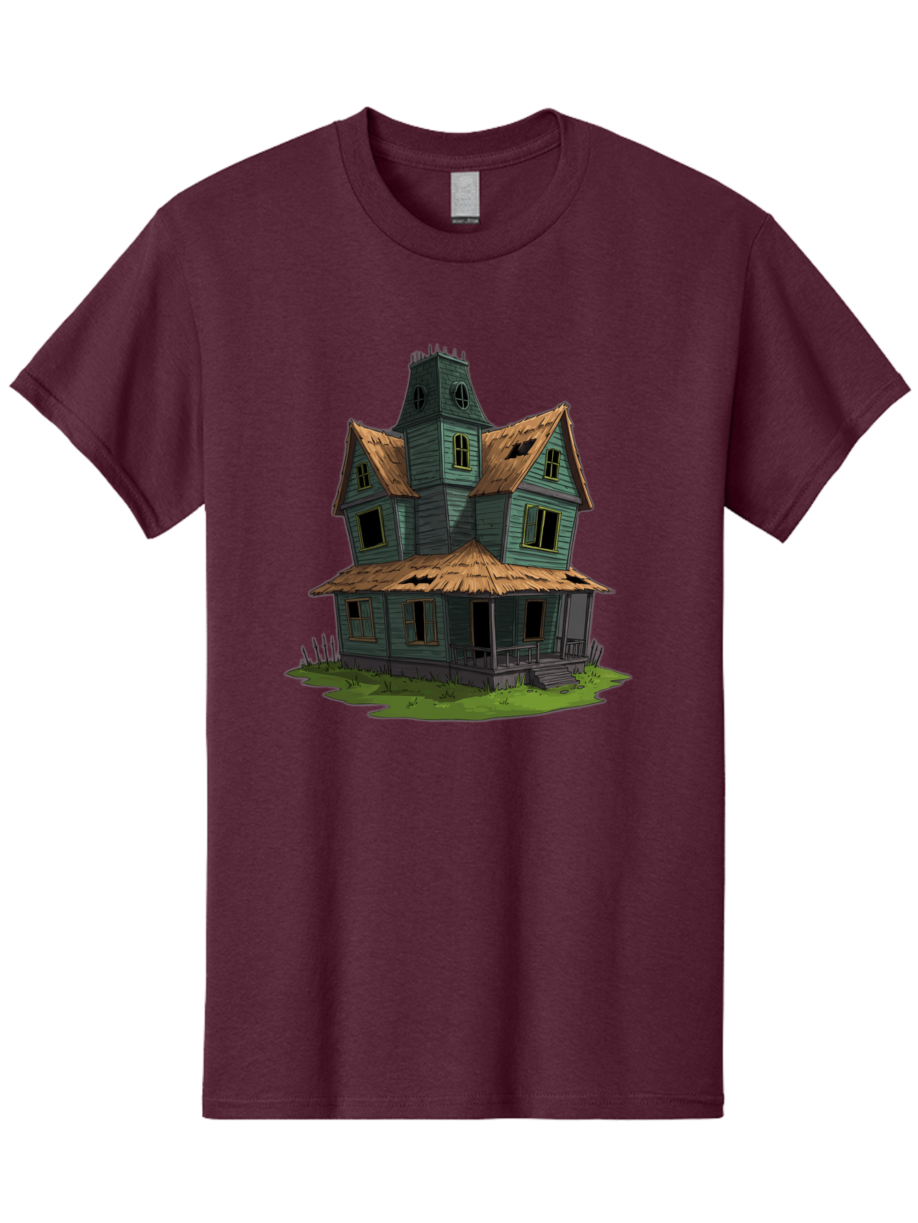 Abandoned-Victorian-House Men'S Graphic Tee, 100% Cotton, Comfortable Casual Summer Wear, Machine Washable, Vintage Camera, Old Camera, Antique Camera, Black Camera, Classic Photography, Photography Equipment, Nostalgic Device, Film Camera, Bag120
