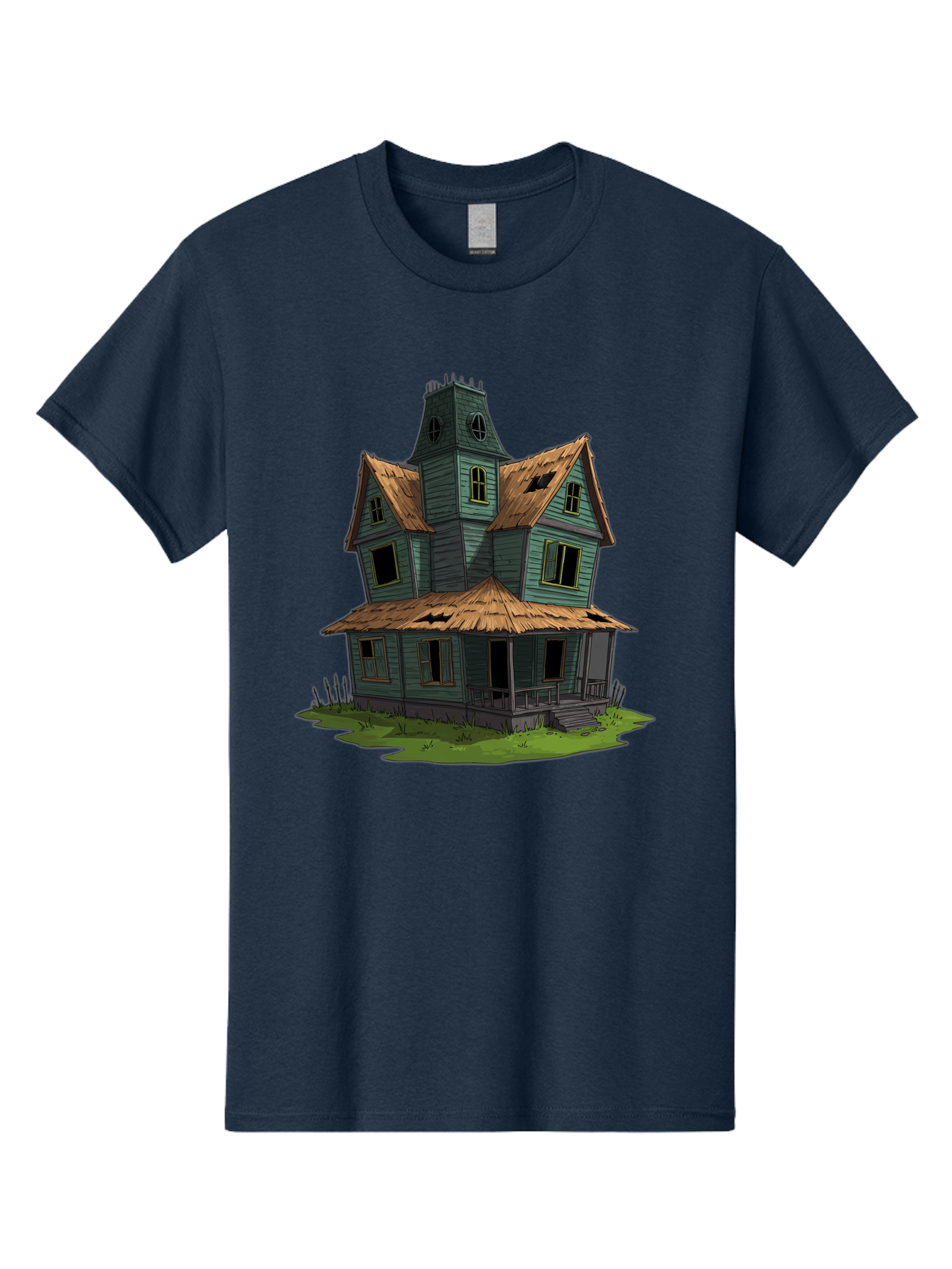 Abandoned-Victorian-House Men'S Graphic Tee, 100% Cotton, Comfortable Casual Summer Wear, Machine Washable, Vintage Camera, Old Camera, Antique Camera, Black Camera, Classic Photography, Photography Equipment, Nostalgic Device, Film Camera, Bag120