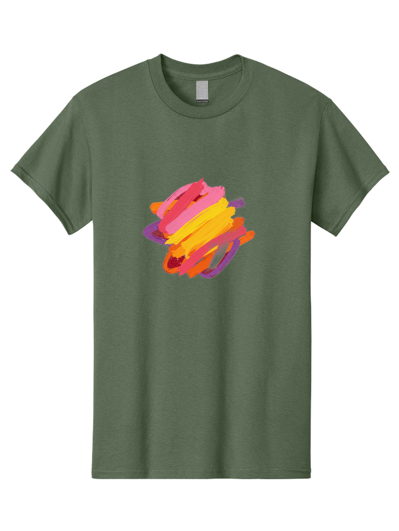 Abstract-Brush-Stroke Men'S Graphic Tee, 100% Cotton, Comfortable Casual Summer Wear, Machine Washable, Vintage Camera, Old Camera, Antique Camera, Black Camera, Classic Photography, Photography Equipment, Nostalgic Device, Film Camera, Bag122