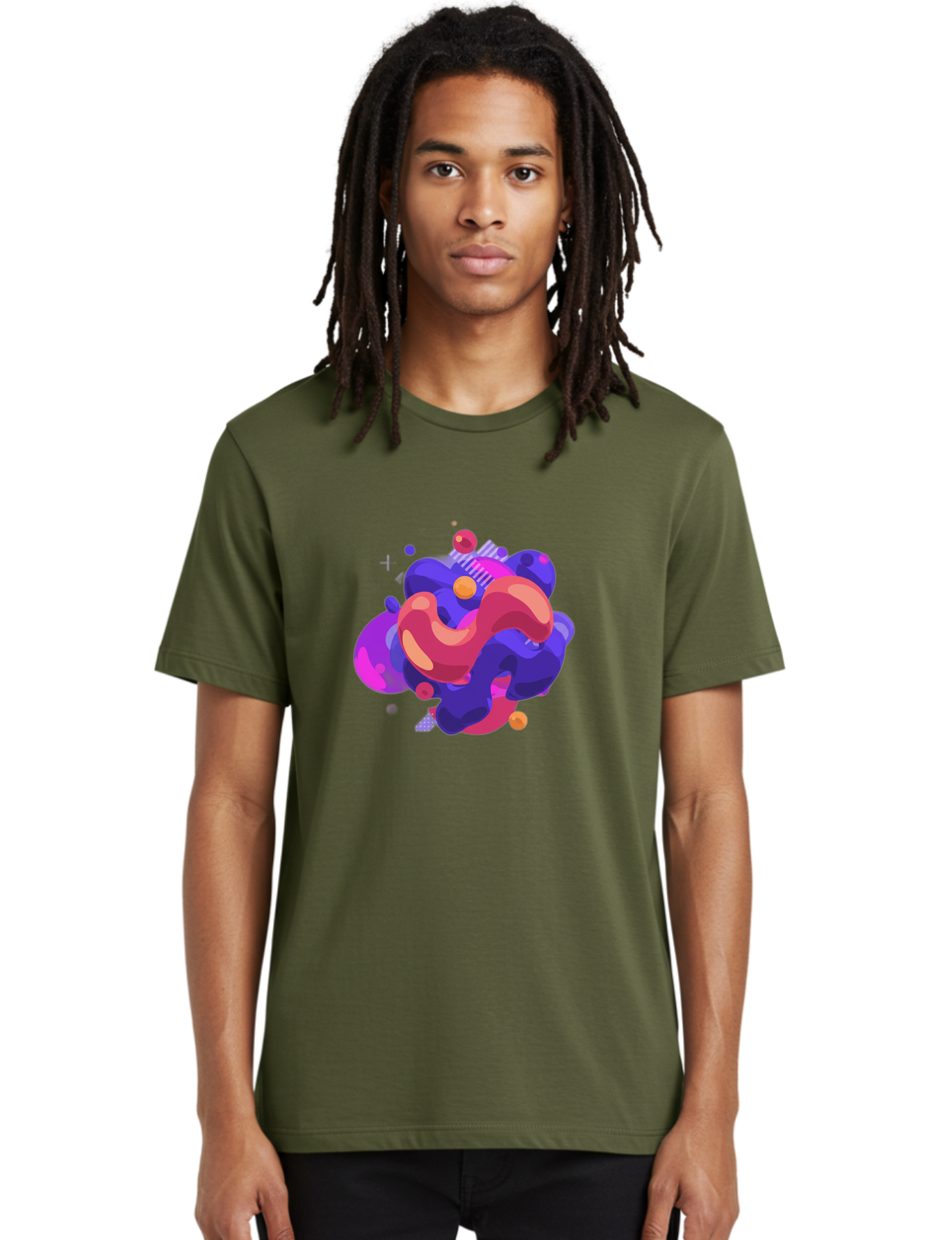 Abstract-Fluid-Shapes Men'S Graphic Tee, 100% Cotton, Comfortable Casual Summer Wear, Machine Washable, Vintage Camera, Old Camera, Antique Camera, Black Camera, Classic Photography, Photography Equipment, Nostalgic Device, Film Camera, Bag124