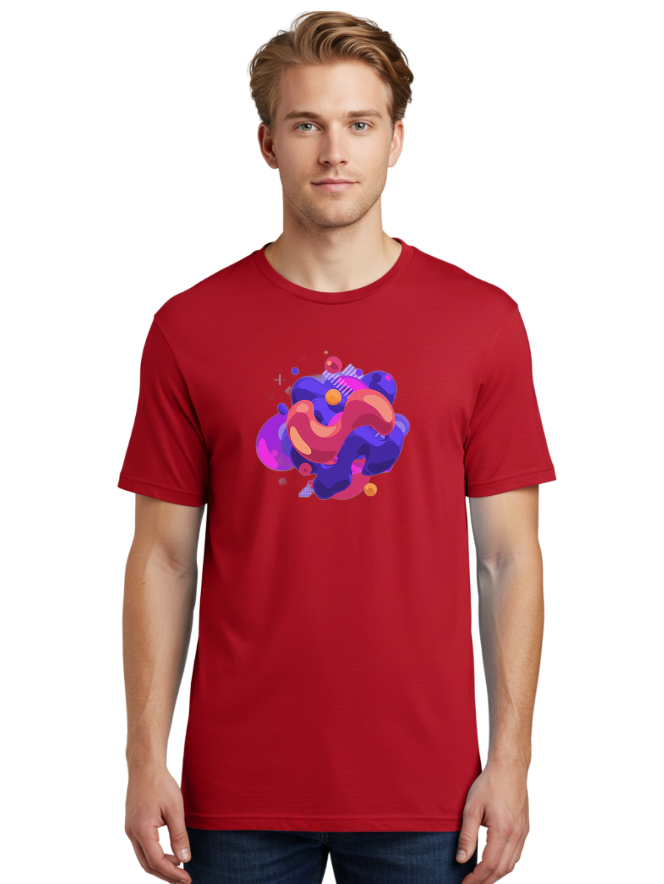 Abstract-Fluid-Shapes Men'S Graphic Tee, 100% Cotton, Comfortable Casual Summer Wear, Machine Washable, Vintage Camera, Old Camera, Antique Camera, Black Camera, Classic Photography, Photography Equipment, Nostalgic Device, Film Camera, Bag124