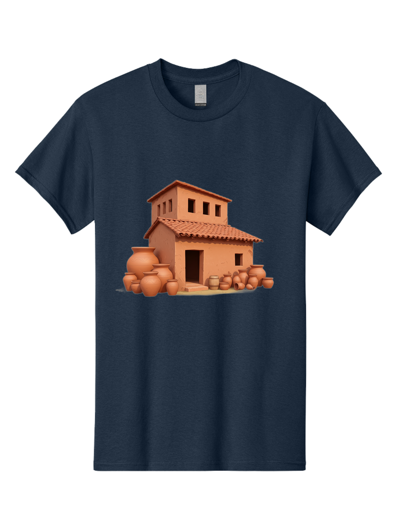 Adobe-House-1 Men'S Graphic Tee, 100% Cotton, Comfortable Casual Summer Wear, Machine Washable, Vintage Camera, Old Camera, Antique Camera, Black Camera, Classic Photography, Photography Equipment, Nostalgic Device, Film Camera, Camera Art Bag127