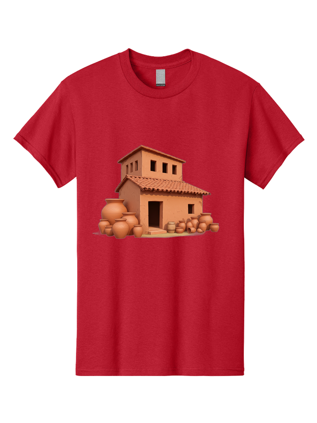 Adobe-House-1 Men'S Graphic Tee, 100% Cotton, Comfortable Casual Summer Wear, Machine Washable, Vintage Camera, Old Camera, Antique Camera, Black Camera, Classic Photography, Photography Equipment, Nostalgic Device, Film Camera, Camera Art Bag127