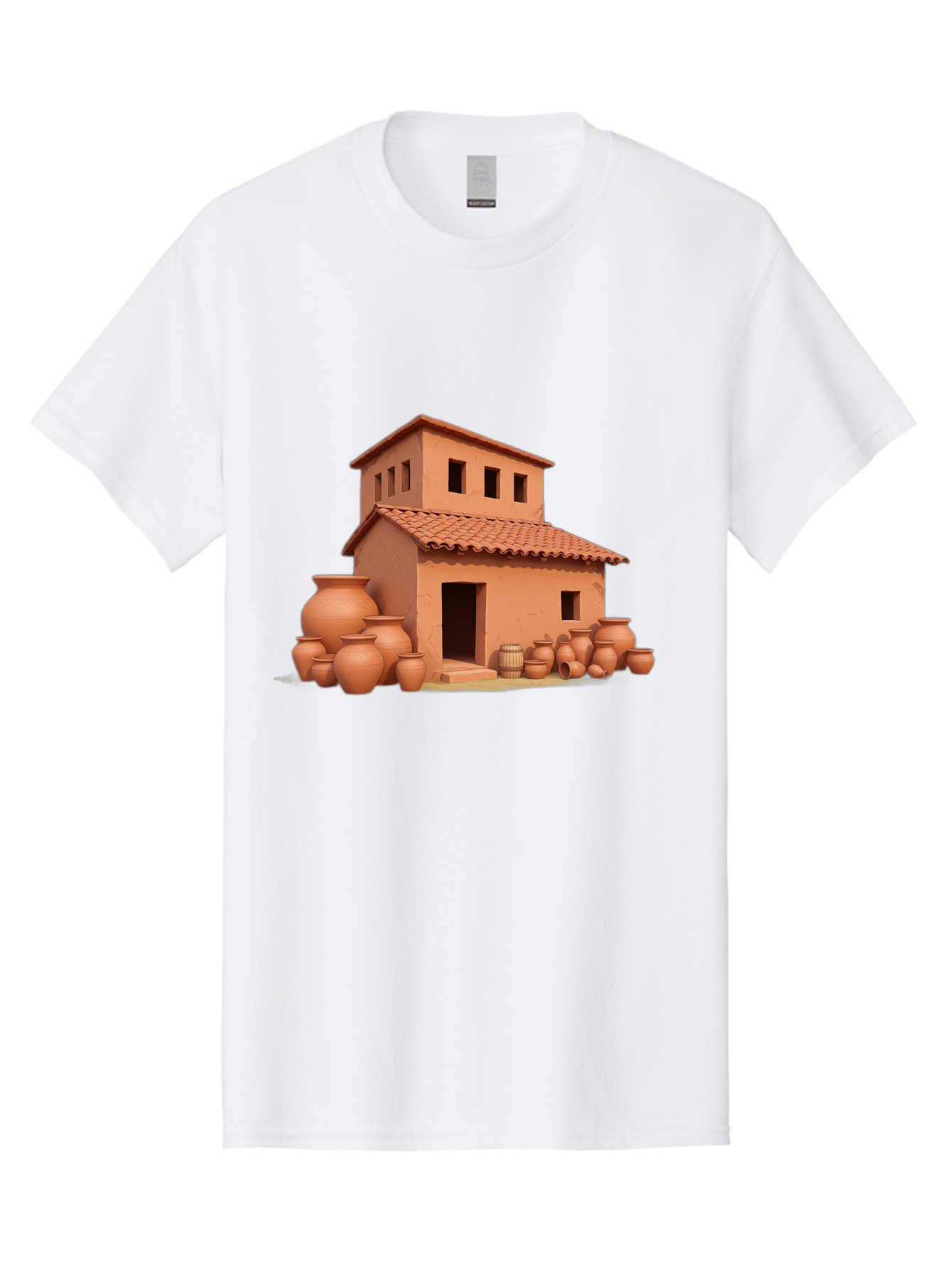 Adobe-House-1 Men'S Graphic Tee, 100% Cotton, Comfortable Casual Summer Wear, Machine Washable, Vintage Camera, Old Camera, Antique Camera, Black Camera, Classic Photography, Photography Equipment, Nostalgic Device, Film Camera, Camera Art Bag127