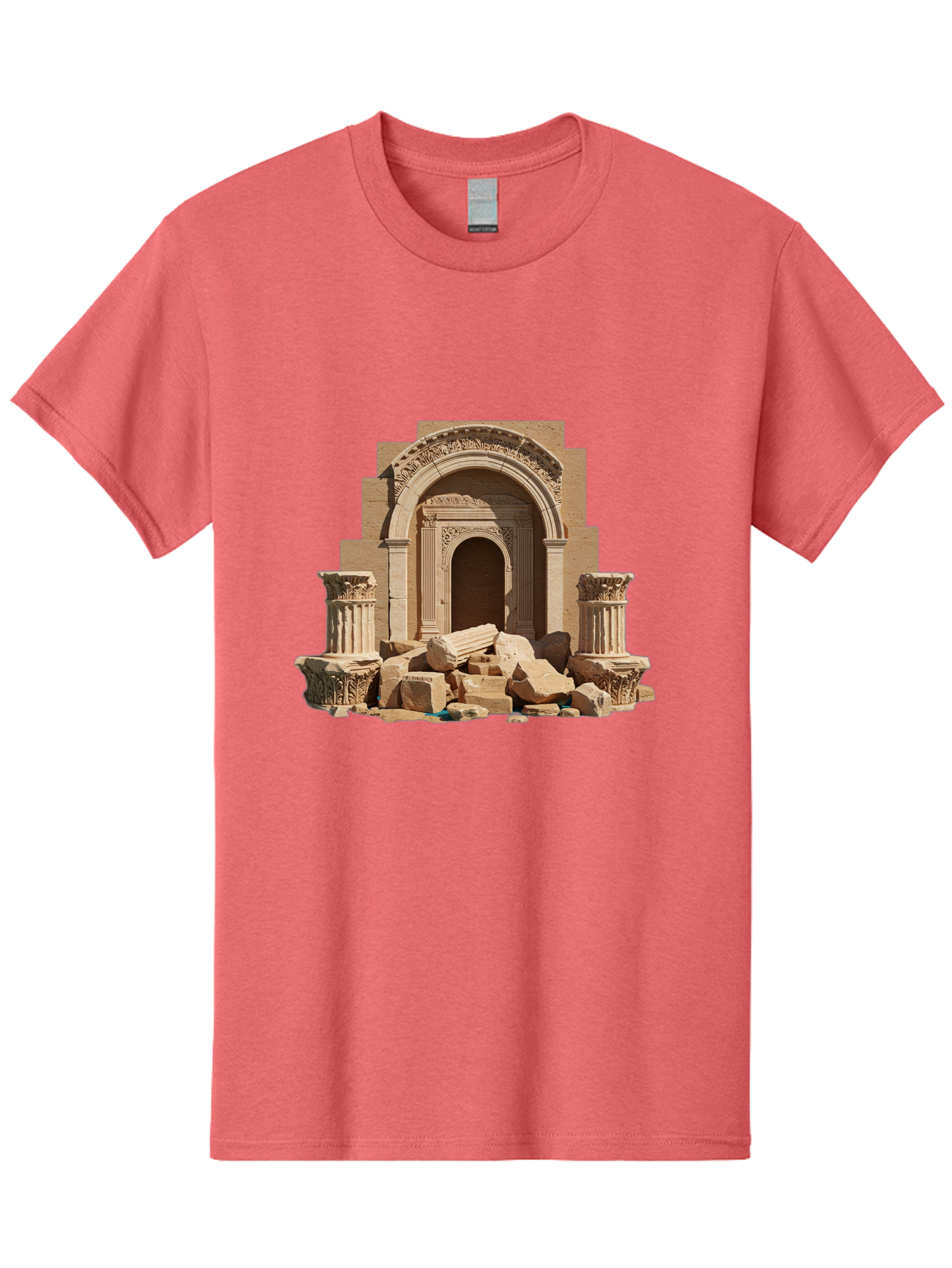 Ancient-Archway-Ruins Men'S Graphic Tee, 100% Cotton, Comfortable Casual Summer Wear, Machine Washable, Vintage Camera, Old Camera, Antique Camera, Black Camera, Classic Photography, Photography Equipment, Nostalgic Device, Film Camera, Bag133