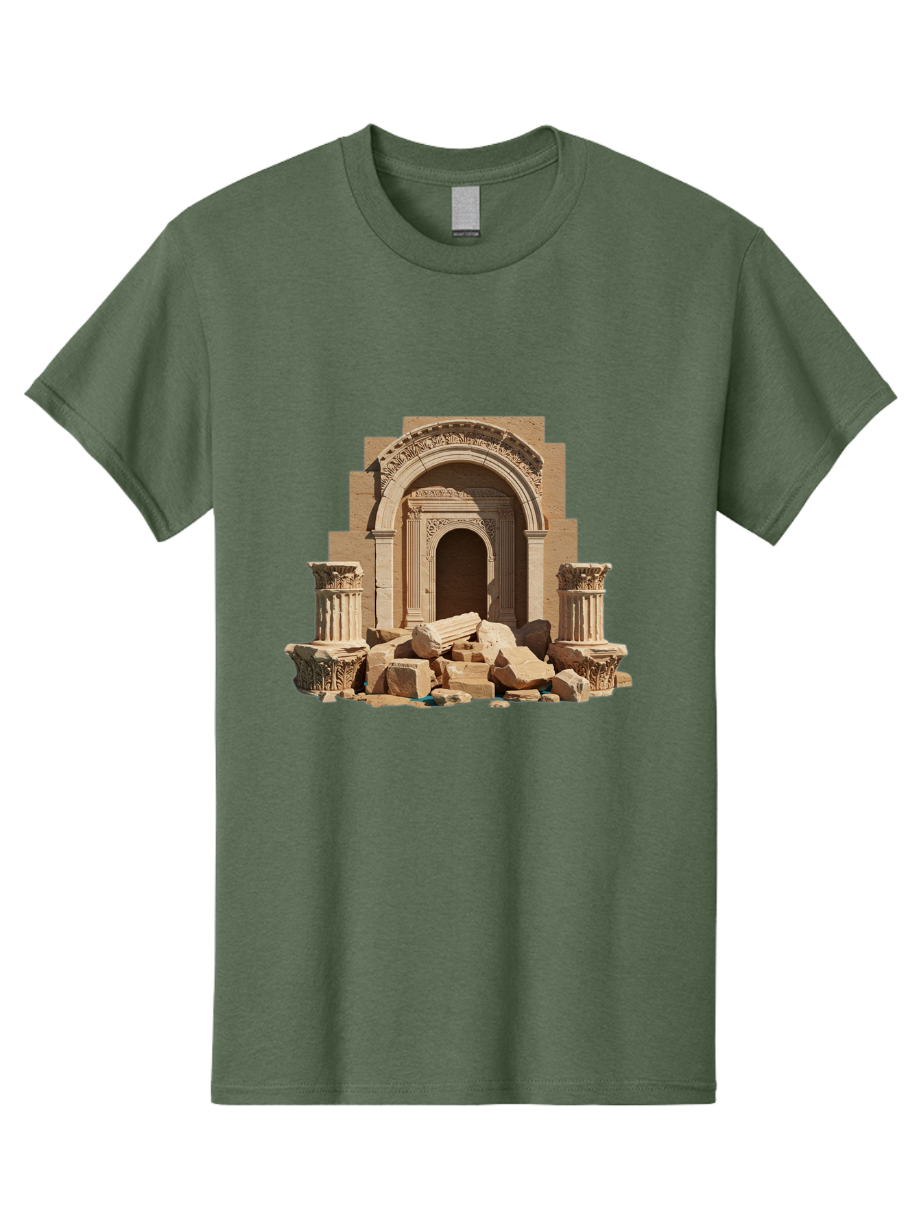 Ancient-Archway-Ruins Men'S Graphic Tee, 100% Cotton, Comfortable Casual Summer Wear, Machine Washable, Vintage Camera, Old Camera, Antique Camera, Black Camera, Classic Photography, Photography Equipment, Nostalgic Device, Film Camera, Bag133