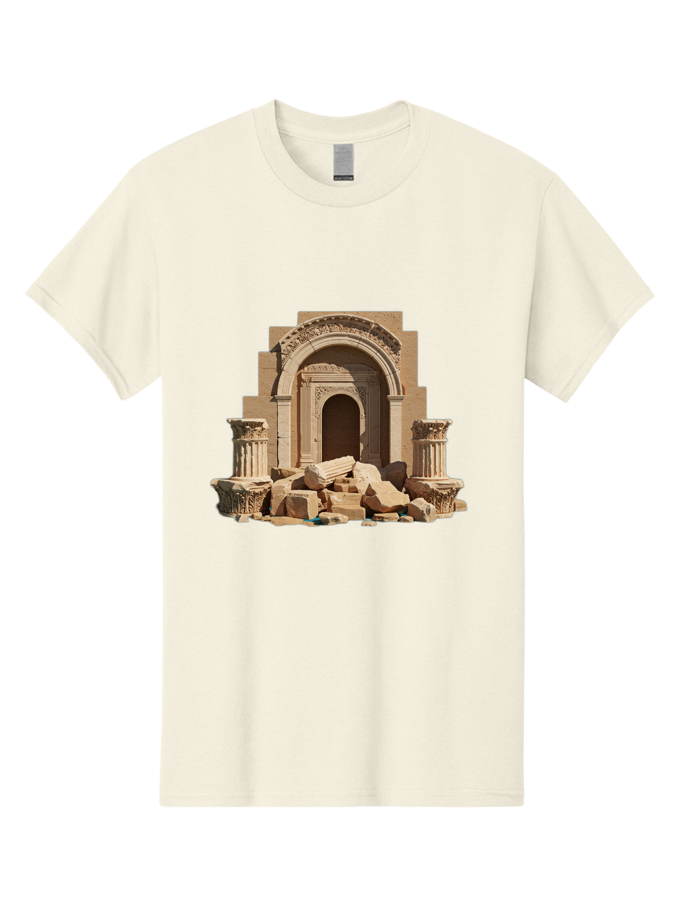 Ancient-Archway-Ruins Men'S Graphic Tee, 100% Cotton, Comfortable Casual Summer Wear, Machine Washable, Vintage Camera, Old Camera, Antique Camera, Black Camera, Classic Photography, Photography Equipment, Nostalgic Device, Film Camera, Bag133