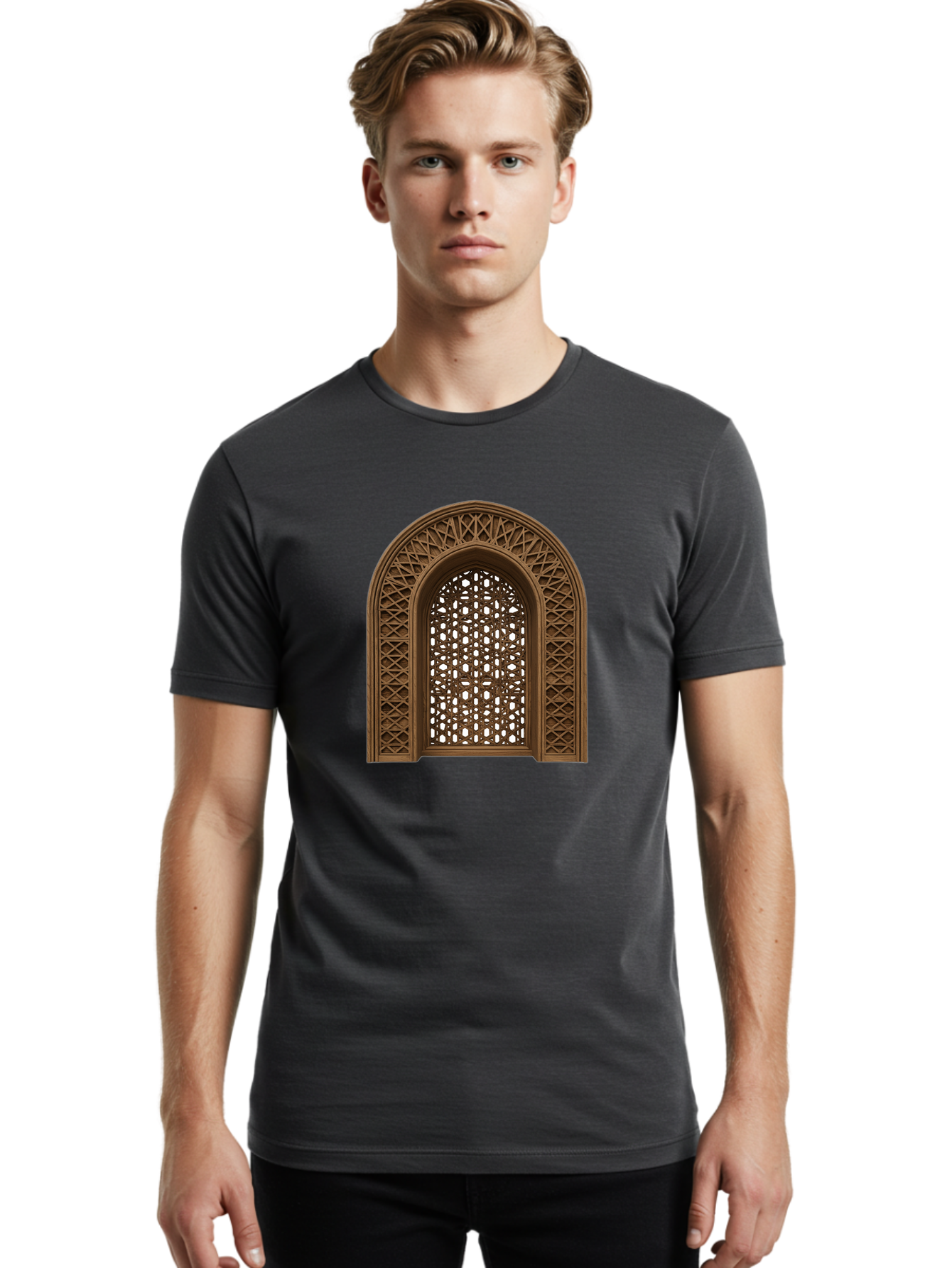 Archway-1 Men'S Graphic Tee, 100% Cotton, Comfortable Casual Summer Wear, Machine Washable, Vintage Camera, Old Camera, Antique Camera, Black Camera, Classic Photography, Photography Equipment, Nostalgic Device, Film Camera, Camera Art Bag145