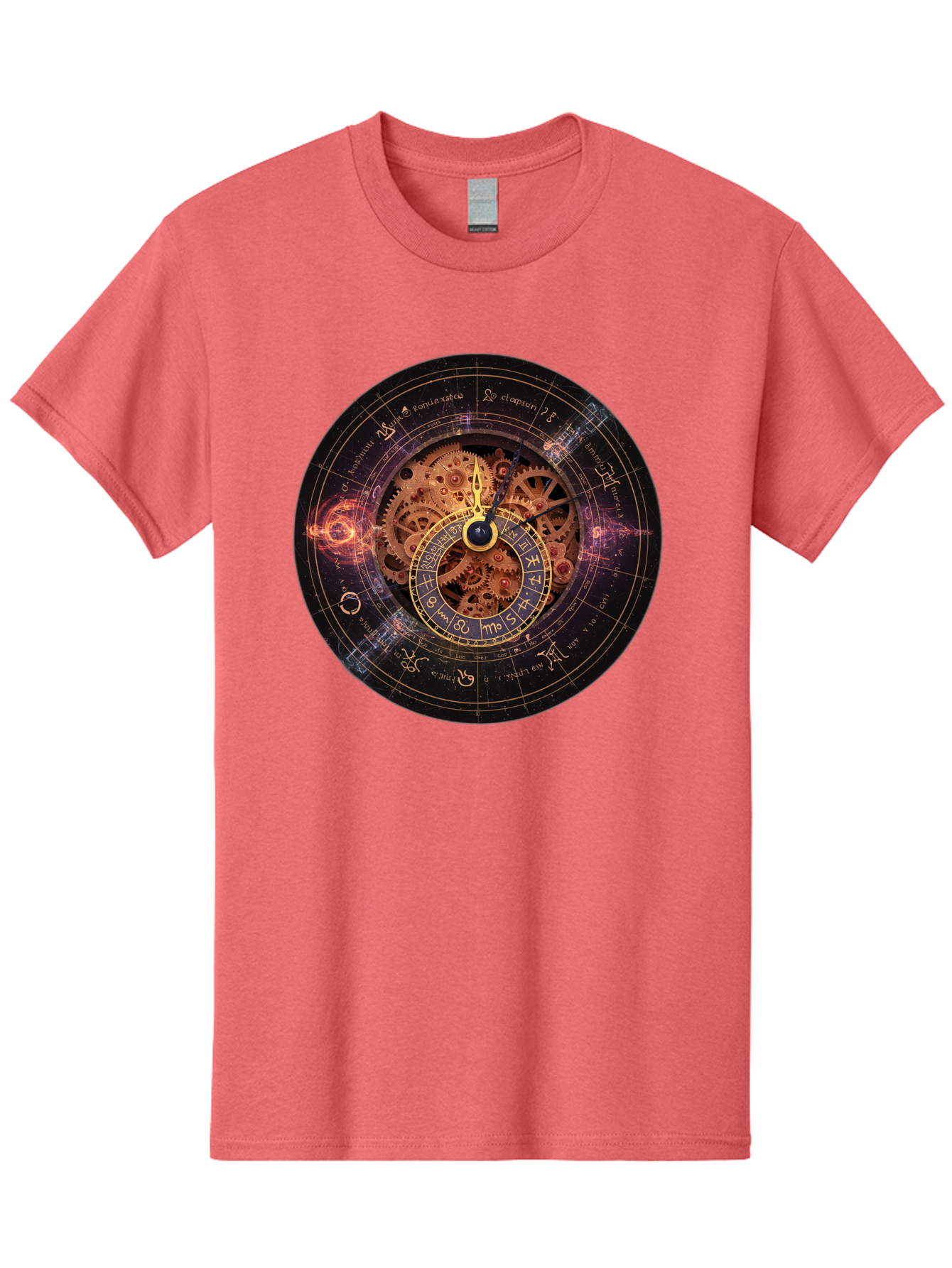 Astrological-Clock Men'S Graphic Tee, 100% Cotton, Comfortable Casual Summer Wear, Machine Washable, Vintage Camera, Old Camera, Antique Camera, Black Camera, Classic Photography, Photography Equipment, Nostalgic Device, Film Camera, Bag151