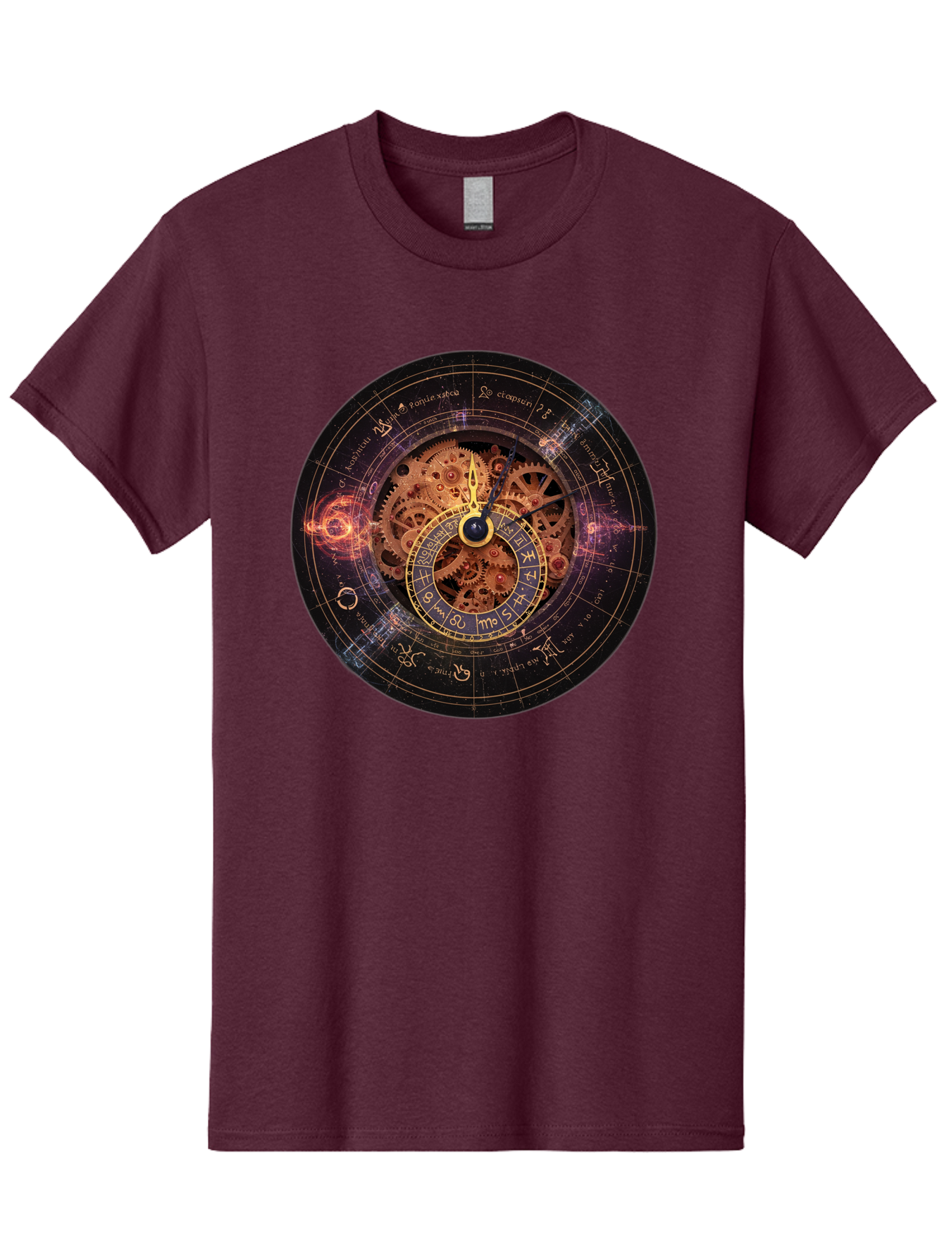 Astrological-Clock Men'S Graphic Tee, 100% Cotton, Comfortable Casual Summer Wear, Machine Washable, Vintage Camera, Old Camera, Antique Camera, Black Camera, Classic Photography, Photography Equipment, Nostalgic Device, Film Camera, Bag151