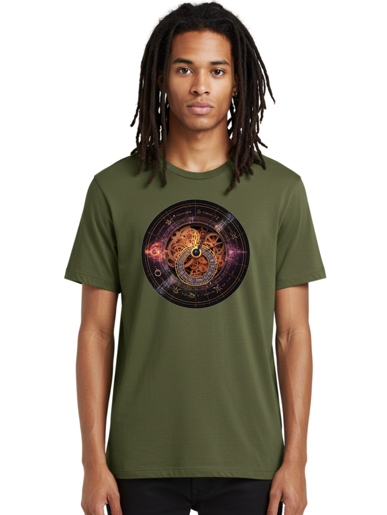 Astrological-Clock Men'S Graphic Tee, 100% Cotton, Comfortable Casual Summer Wear, Machine Washable, Vintage Camera, Old Camera, Antique Camera, Black Camera, Classic Photography, Photography Equipment, Nostalgic Device, Film Camera, Bag151