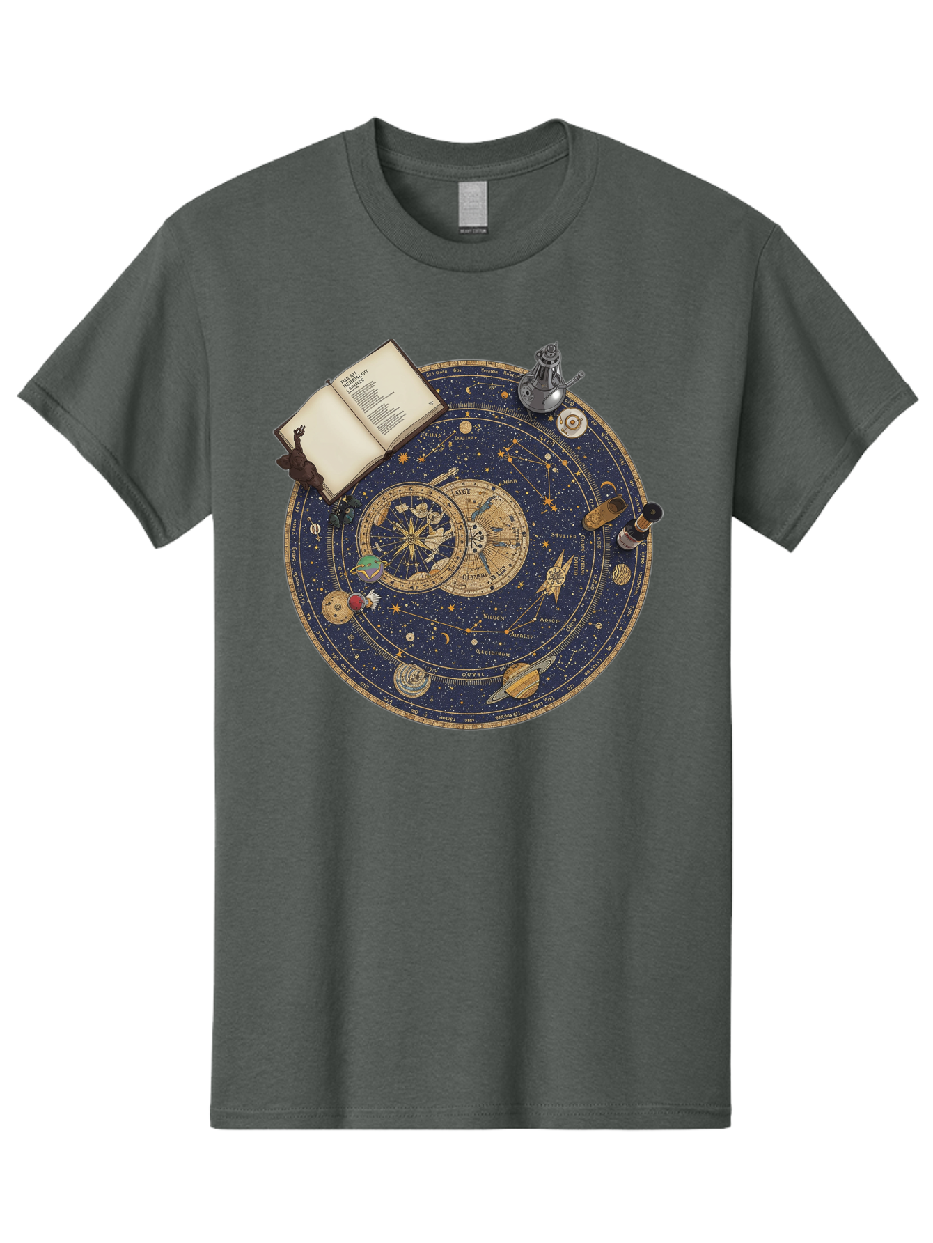 Astronomy-Wheel Men'S Graphic Tee, 100% Cotton, Comfortable Casual Summer Wear, Machine Washable, Vintage Camera, Old Camera, Antique Camera, Black Camera, Classic Photography, Photography Equipment, Nostalgic Device, Film Camera, Camera Art Bag153