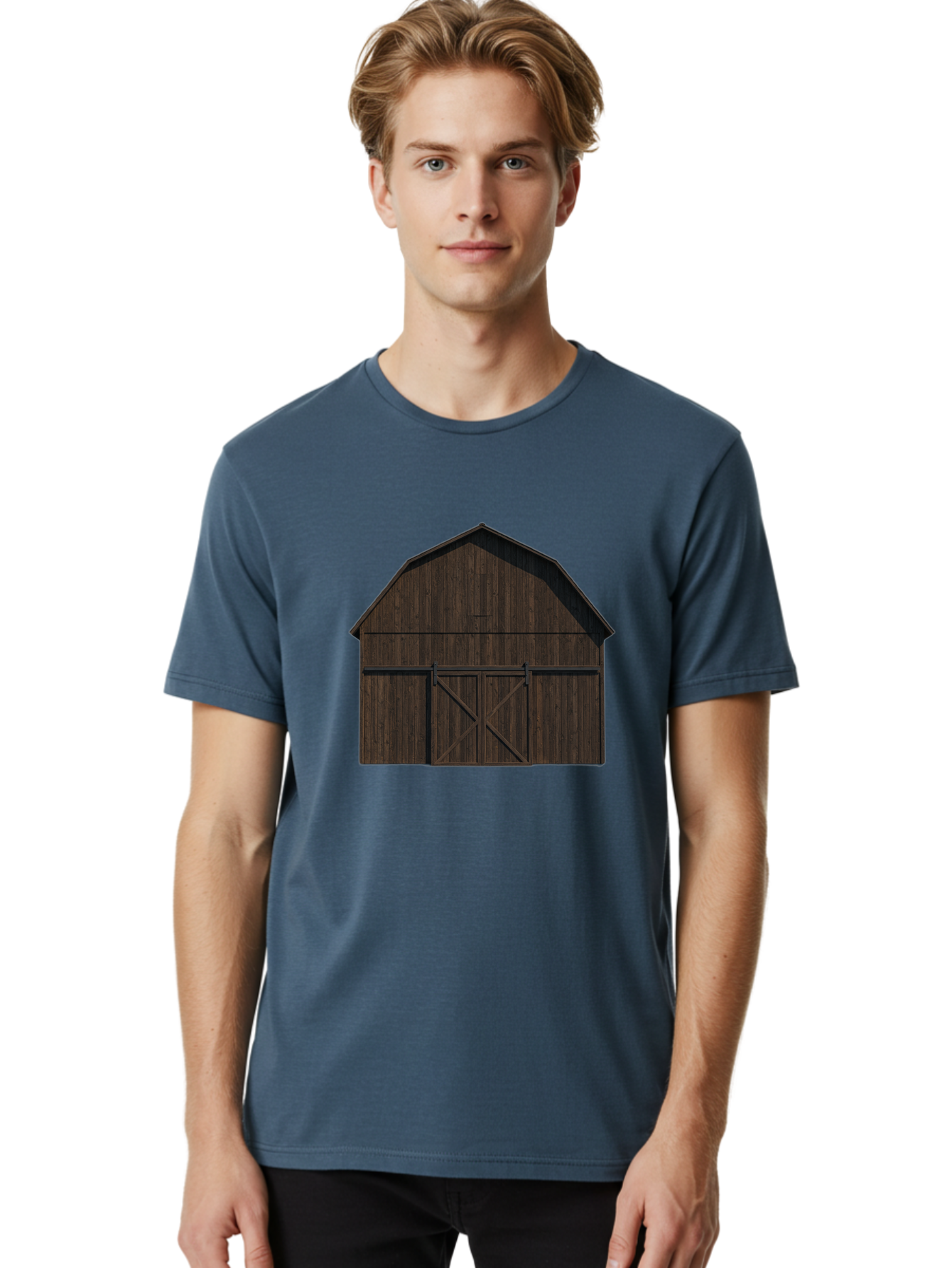 Barn-Door Men'S Graphic Tee, 100% Cotton, Comfortable Casual Summer Wear, Machine Washable, Vintage Camera, Old Camera, Antique Camera, Black Camera, Classic Photography, Photography Equipment, Nostalgic Device, Film Camera, Camera Art Bag161