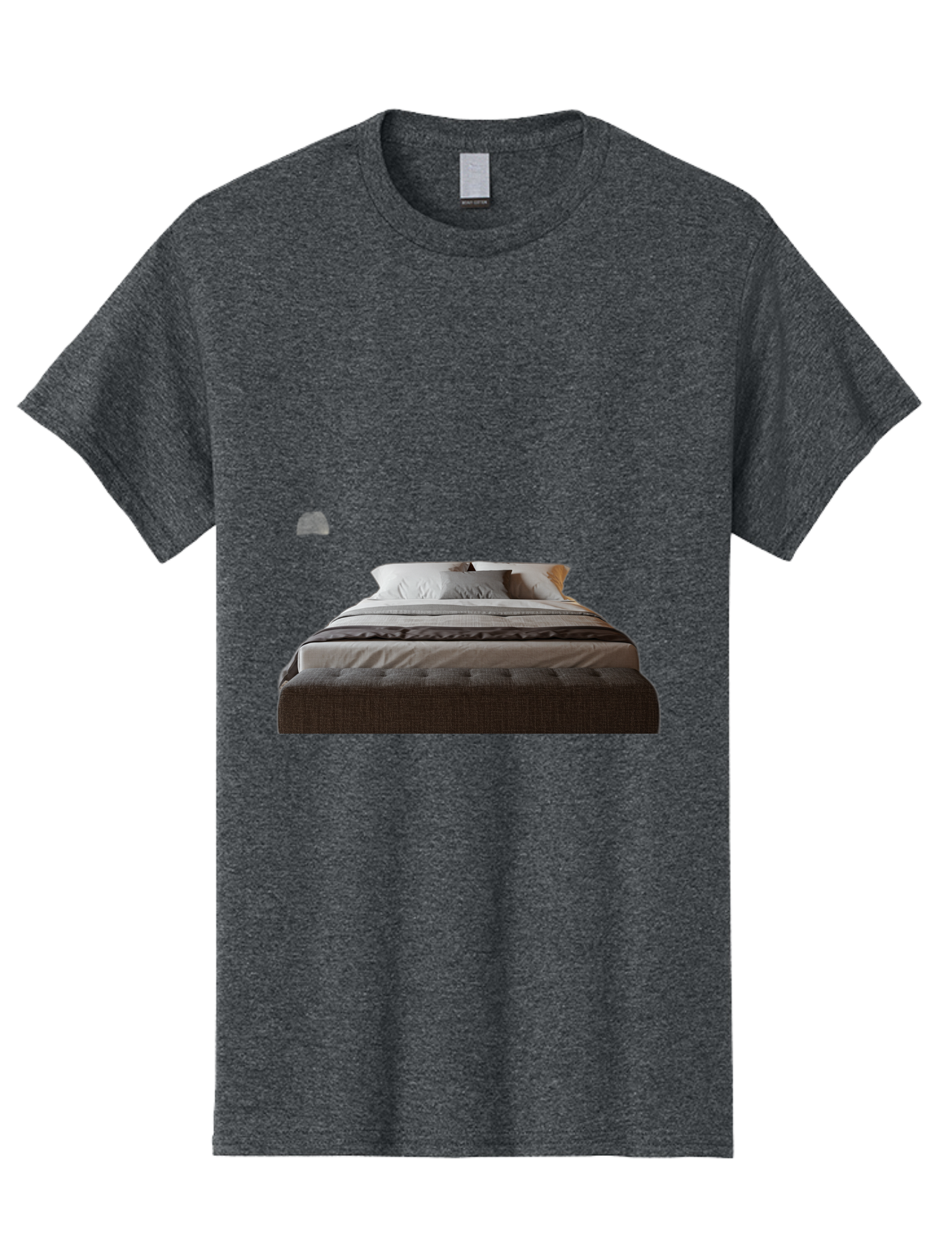 Bed-With-White-Pillows Men'S Graphic Tee, 100% Cotton, Comfortable Casual Summer Wear, Machine Washable, Vintage Camera, Old Camera, Antique Camera, Black Camera, Classic Photography, Photography Equipment, Nostalgic Device, Film Camera, Bag168