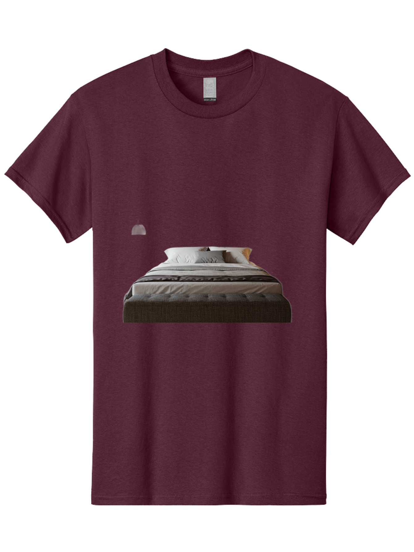 Bed-With-White-Pillows Men'S Graphic Tee, 100% Cotton, Comfortable Casual Summer Wear, Machine Washable, Vintage Camera, Old Camera, Antique Camera, Black Camera, Classic Photography, Photography Equipment, Nostalgic Device, Film Camera, Bag168